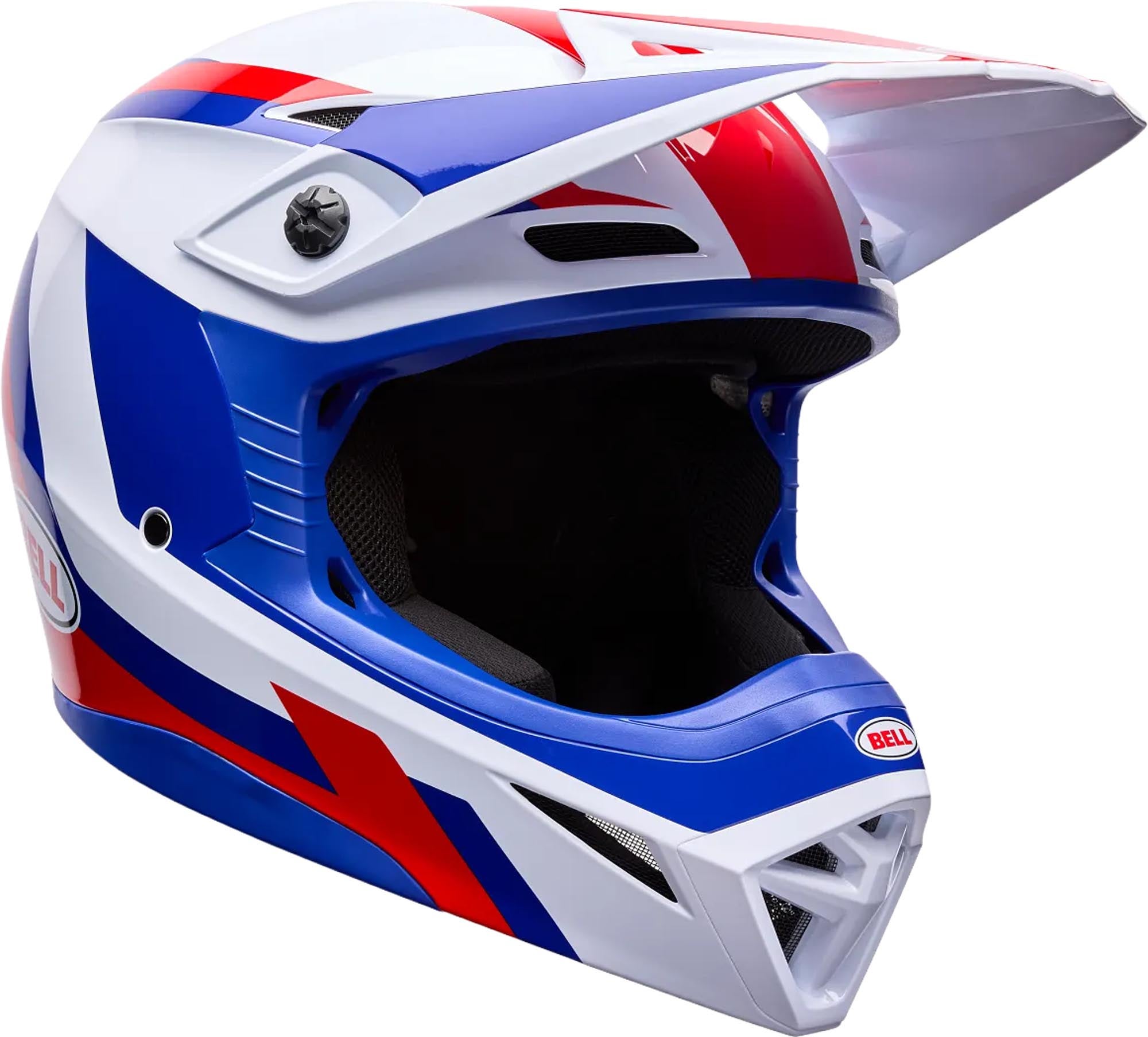 Bell MX-10 MIPS Dyno Motocross Helm rot/weiß L (59/60) Abbildung 1