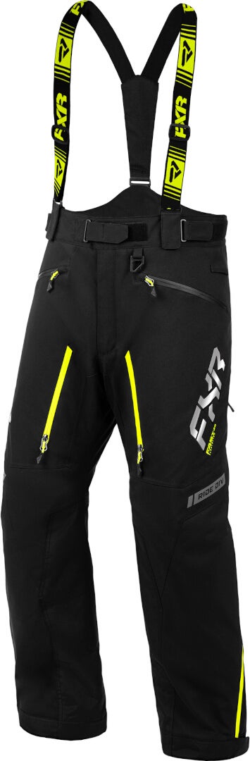 FXR Mission FX Snescooter bukser sort/gul L Figur 1