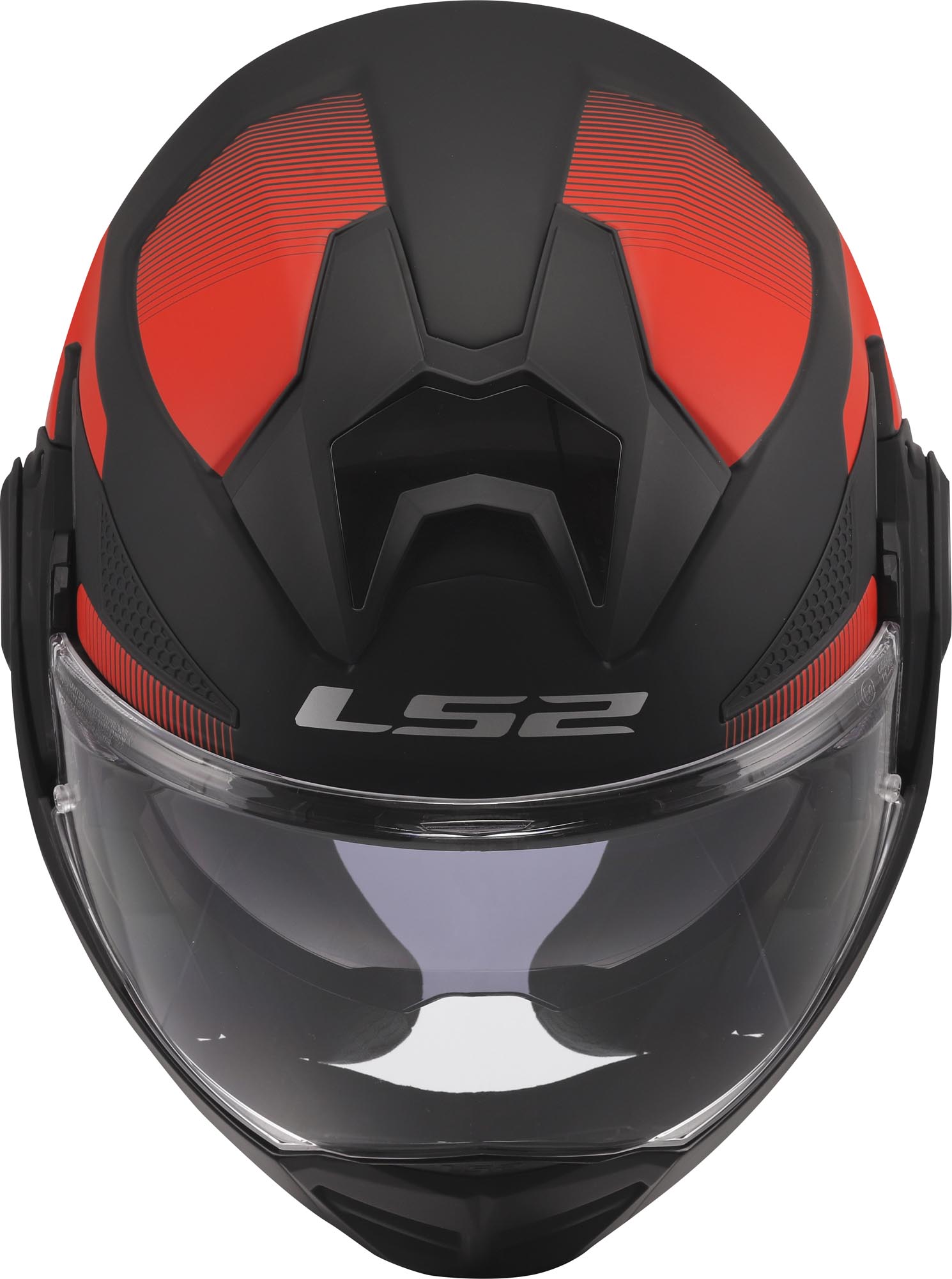 LS2 FF901 Advant X Nova Klapphelm schwarz/rot L (59/60) Abbildung 17