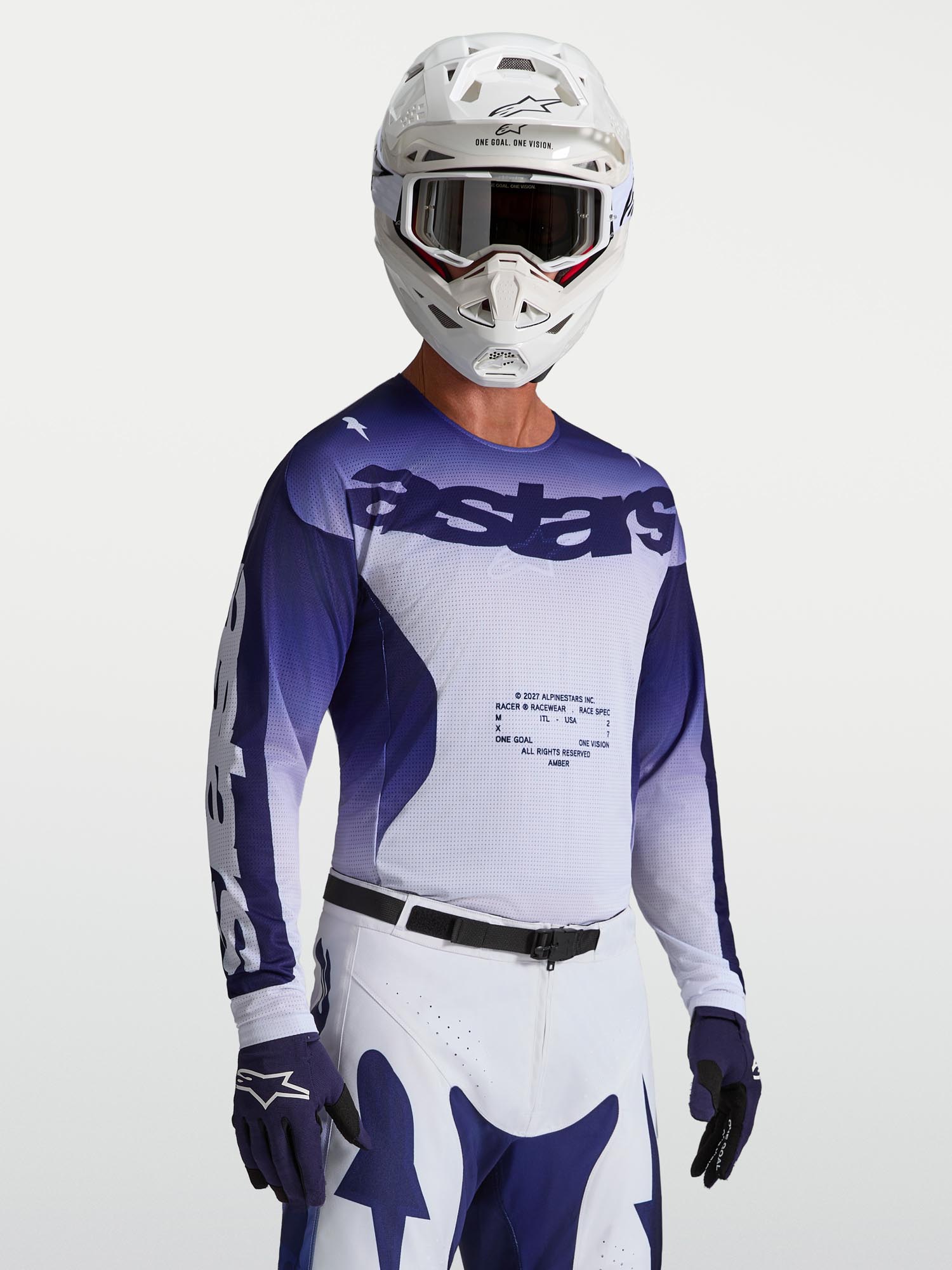 Alpinestars Racer Air Amber Motocrosstrøje S Figur 4