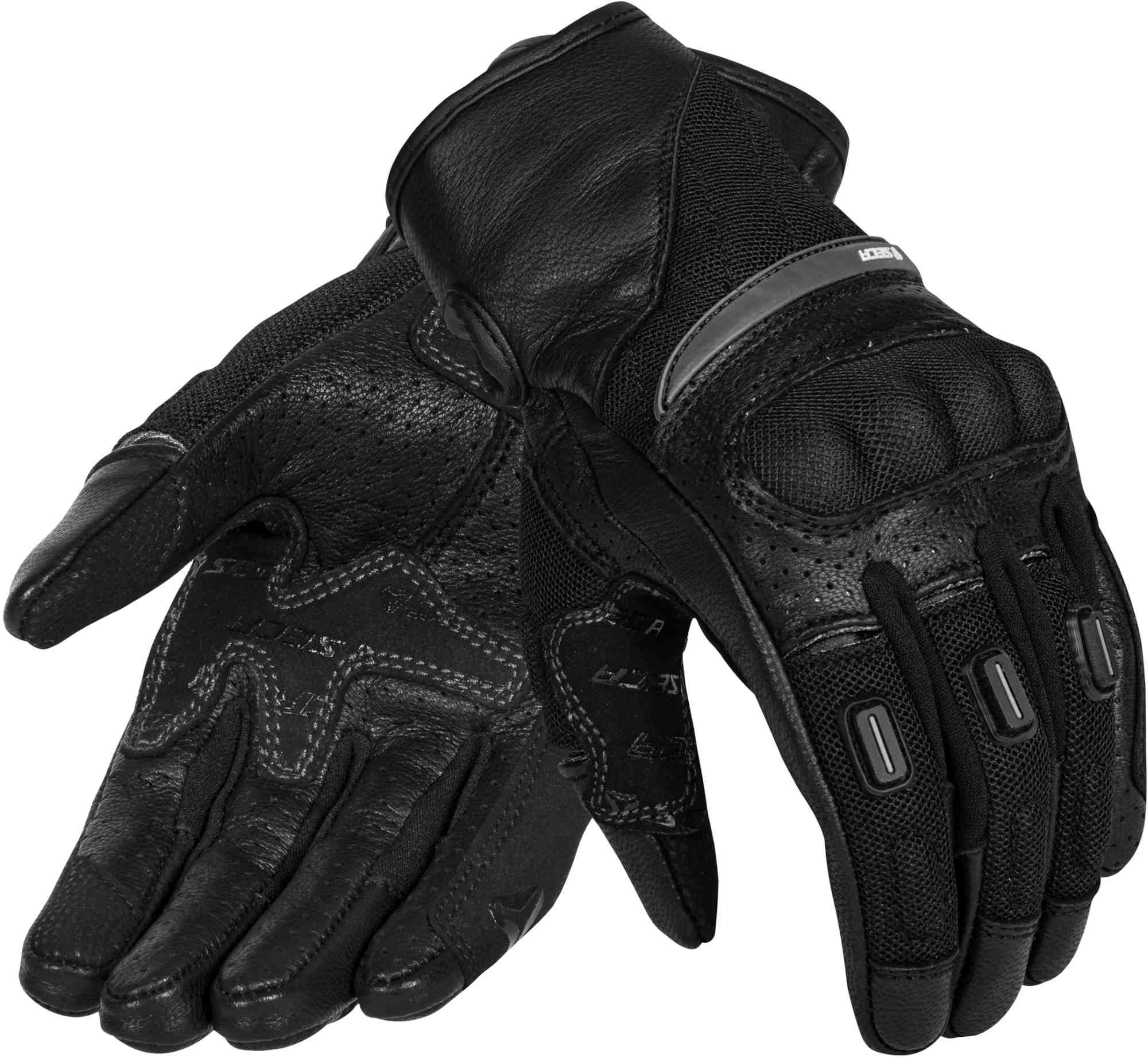 Seca Axis Mesh II Dames motorhandschoenen Zwart S Figuur 1