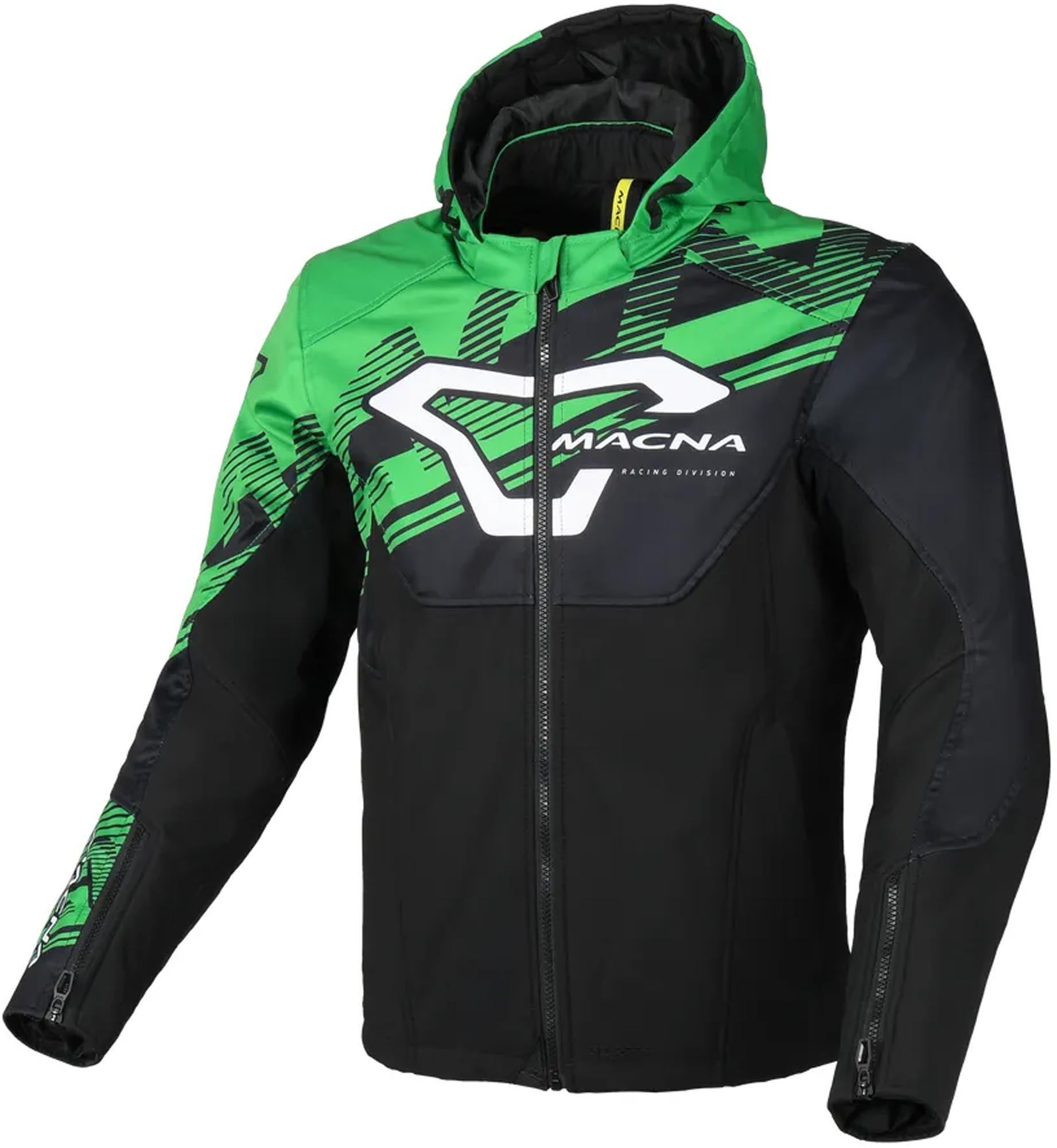 Macna Atracor Veste textile de moto Vert/Noir S Figure 1