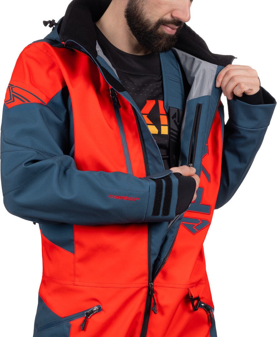 FXR Helium Lite 2025 1-piece Snowmobile Suit red 3XL Figure 3
