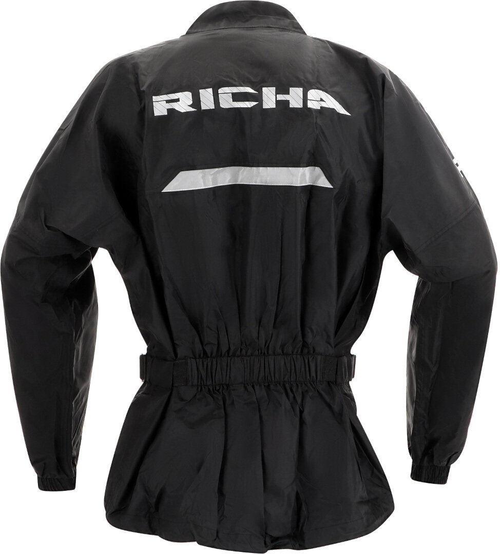 Richa Rainwarrior Jaqueta de chuva da motocicleta preto M Figura 3