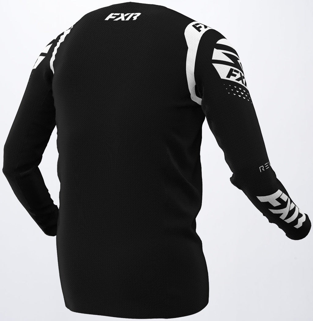 FXR Revo RaceDiv Motokrosový dres černobílá XXL Obrázek 2