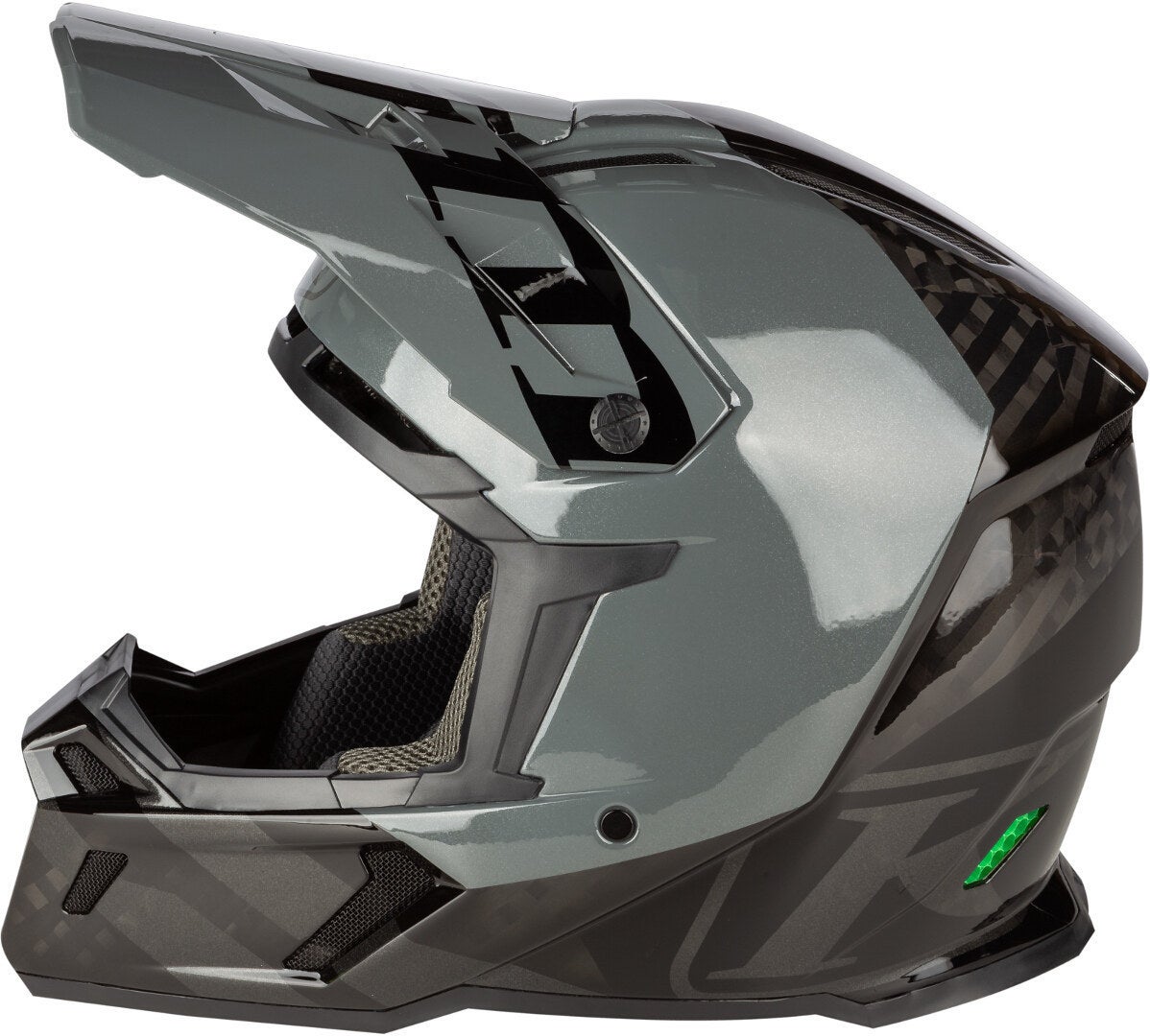 Klim F5 Koroyd Ascent Carbon Motocross hjelm sort/grå L (58/59) Figur 7