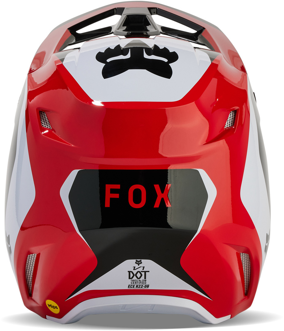 FOX V1 Nitro MIPS Motocross Helmet black/white/red S (55/56) Figure 6