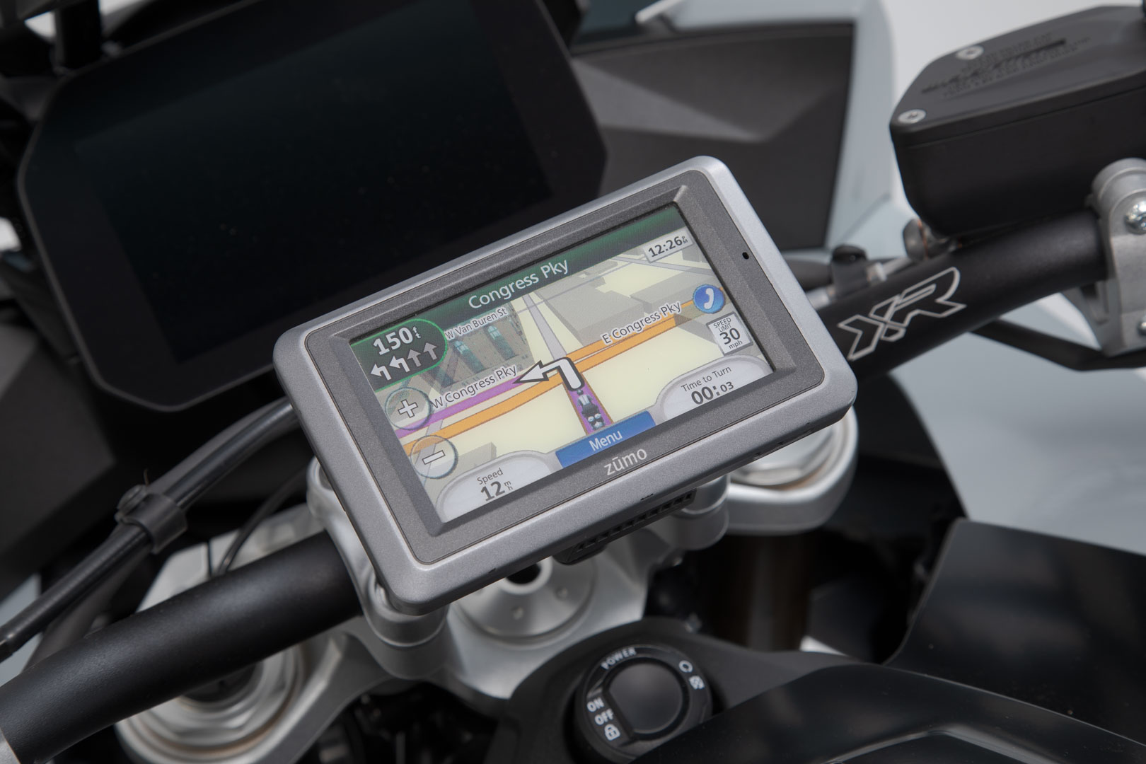 Supporto GPS SW-Motech per manubrio - Nero. Modelli BMW. Figura 2