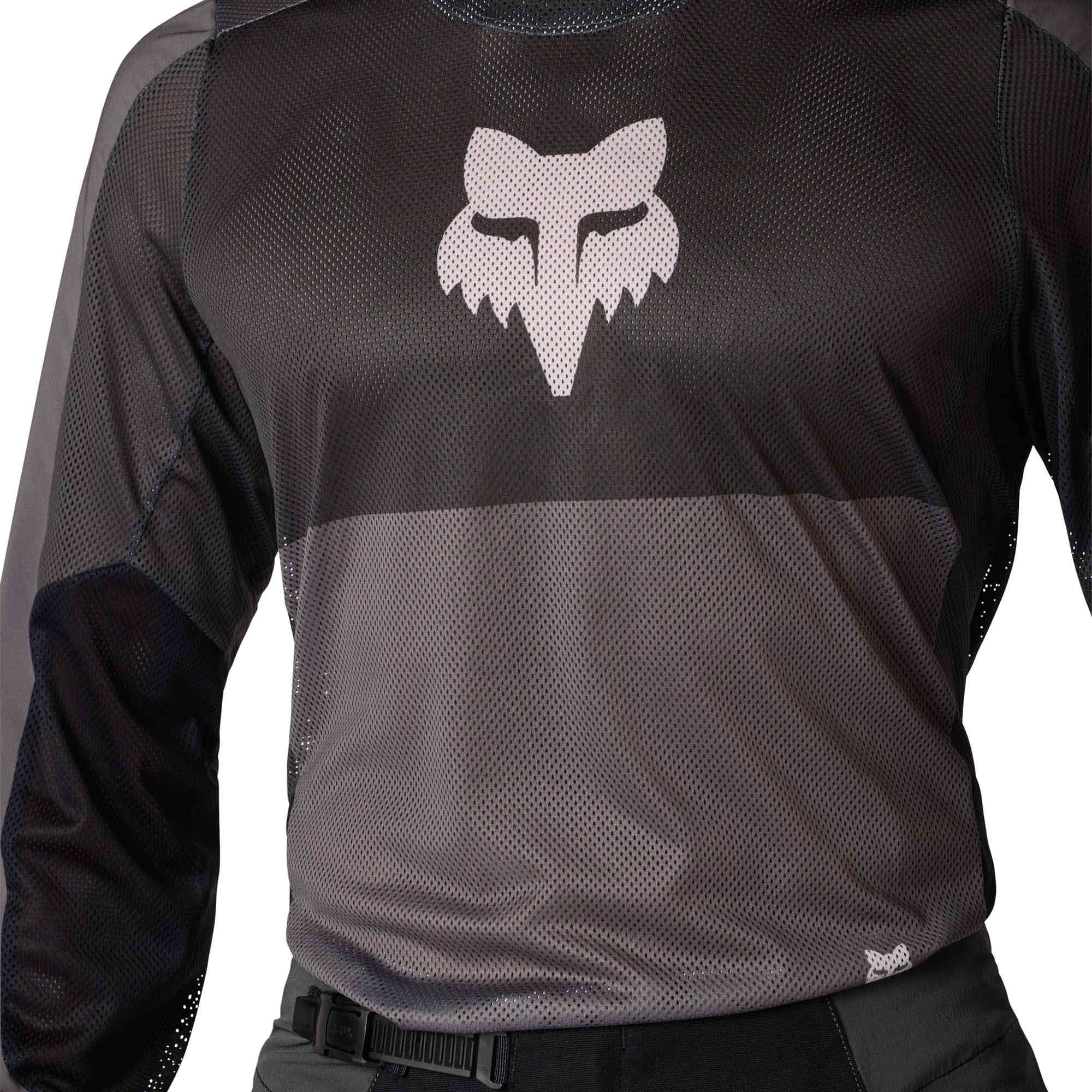 FOX Ranger Air Off-Road Motocross Jersey schwarz/grau 2XL Abbildung 5