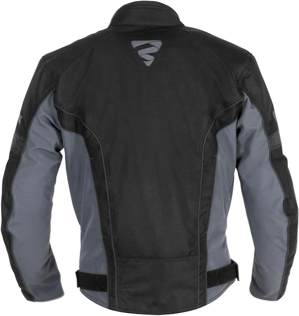 GMS Lagos waterproof Motorcycle Textile Jacket black/grey 3XL Figure 3