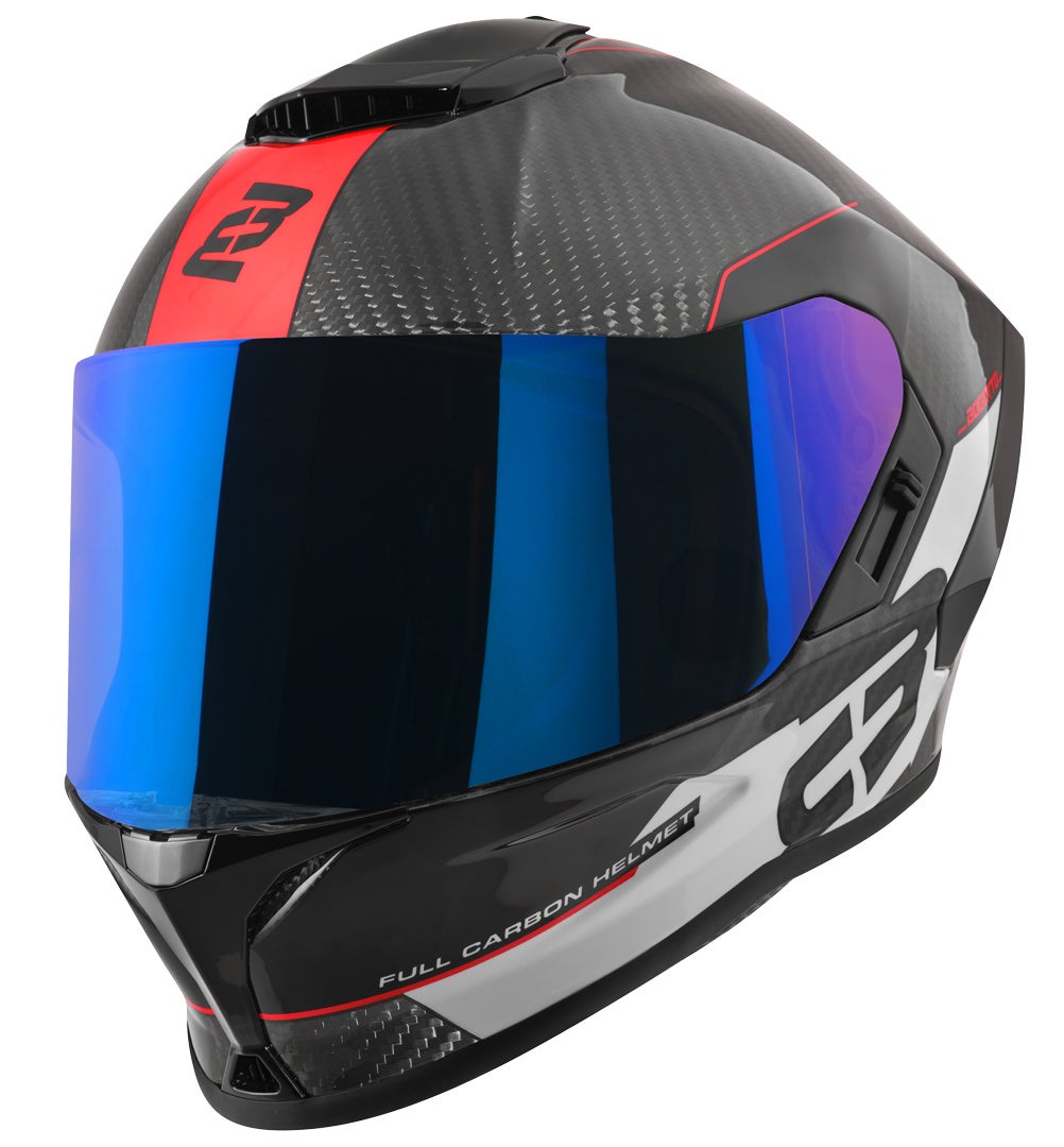 Bogotto Phantom Combo Carbon Hełm czarno/czerwono/białe 2XL Rysunek 5