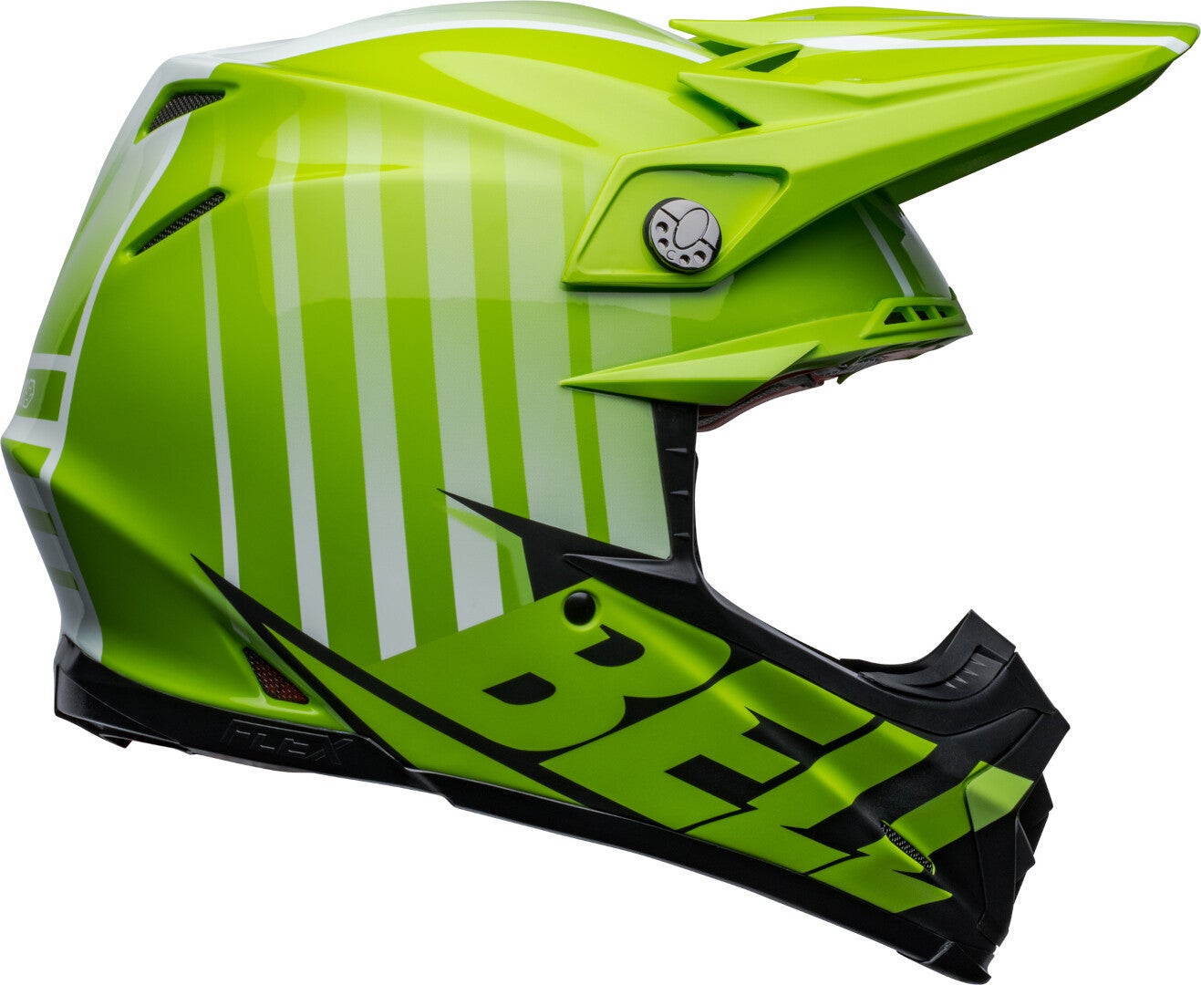 Bell Moto-9S Flex Sprint Casco Motocross Verde/Nero M Figura 8