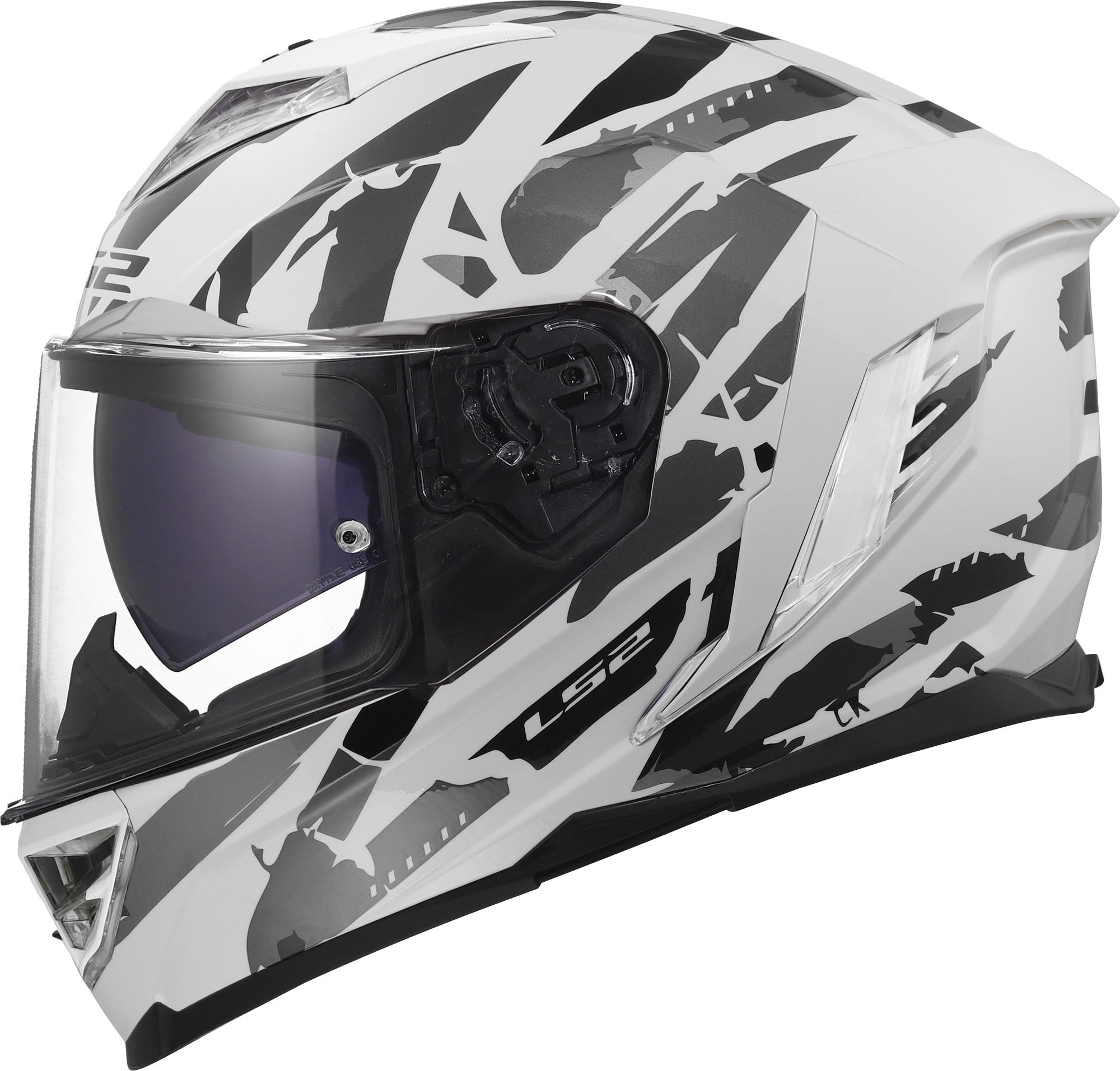 LS2 FF818 Storm III Kaos Helmet white/grey XXXL (65/66) Figure 10