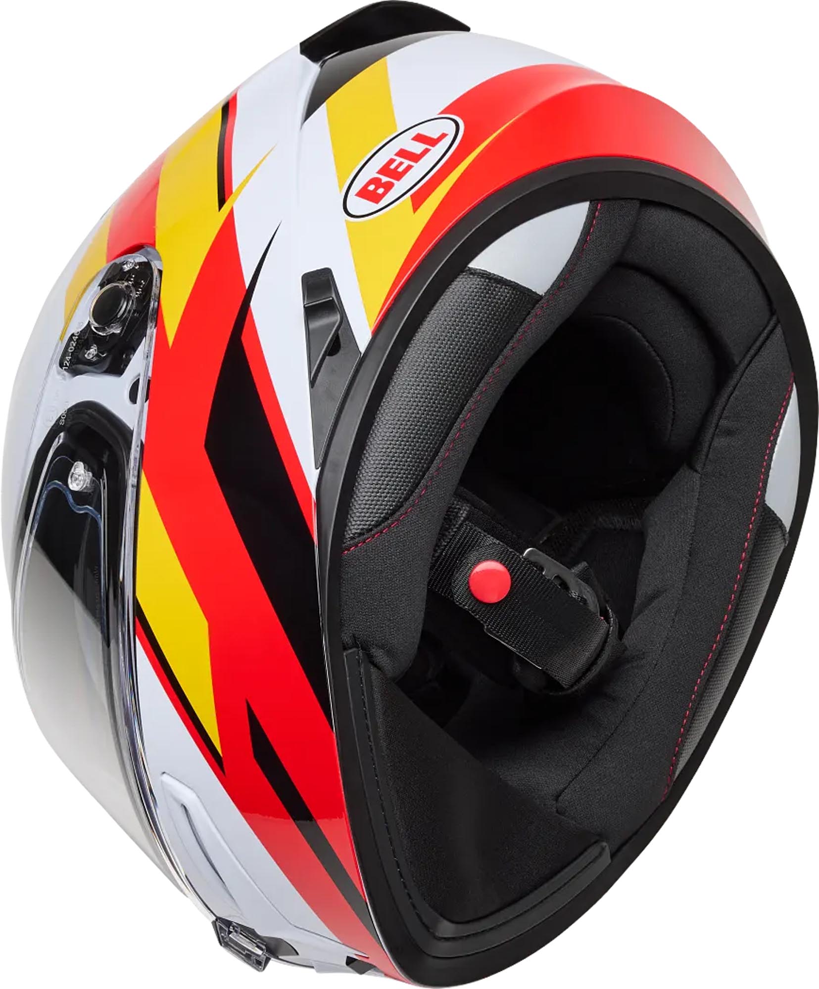 Bell Lithium Nova Helm wit/rood XL (61/62) Figuur 6