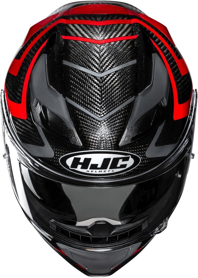 HJC F71 Carbon Nevio Hjälm svart/röd XS (54/55) Figur 3