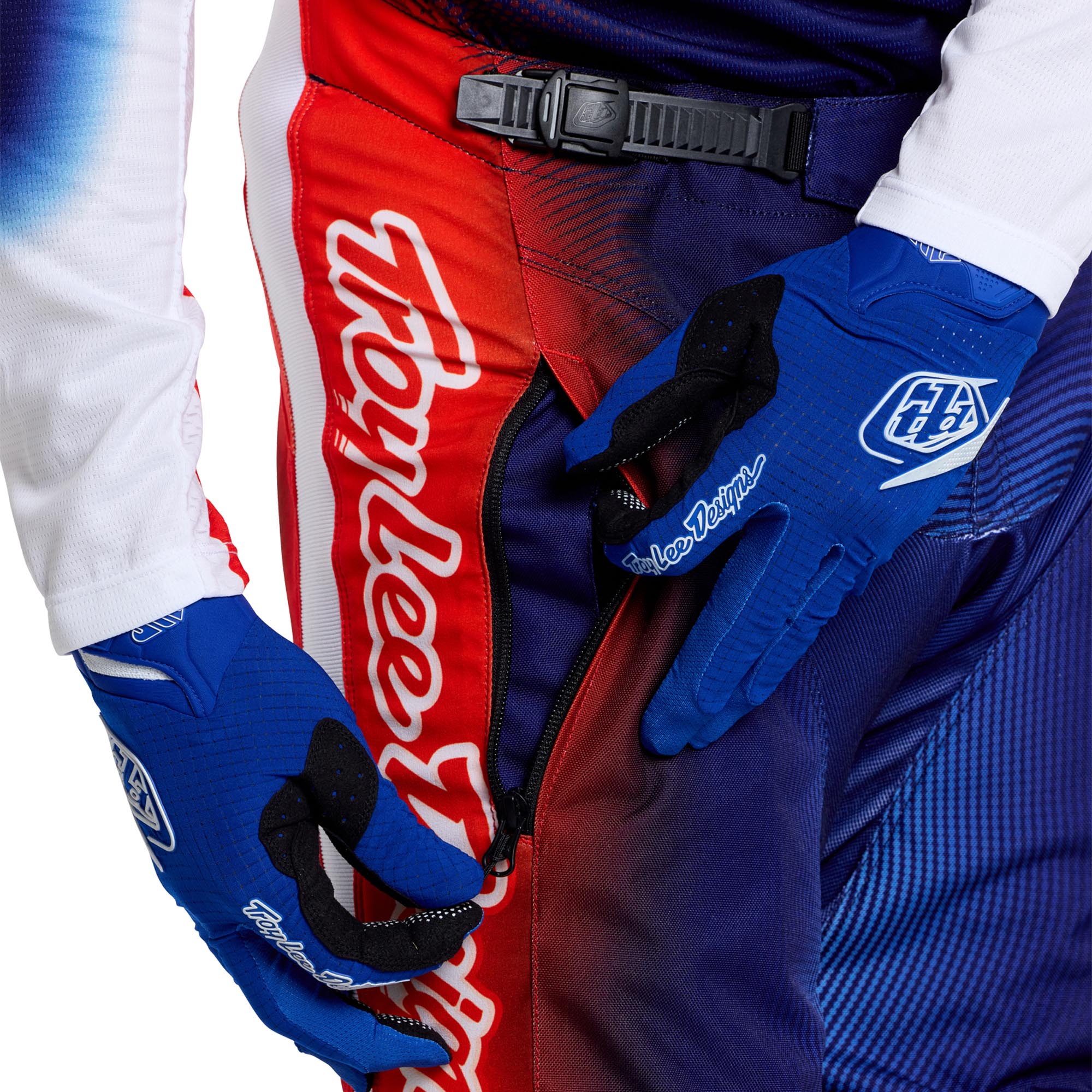 Troy Lee Designs GP Pro Imprint Motocross Pants blue/orange 30 Figure 7