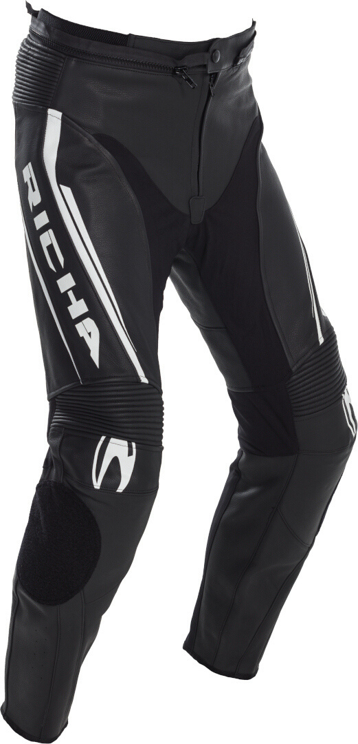 Richa Assen Motorcycle Leather Pants black/white 50 Figure 1