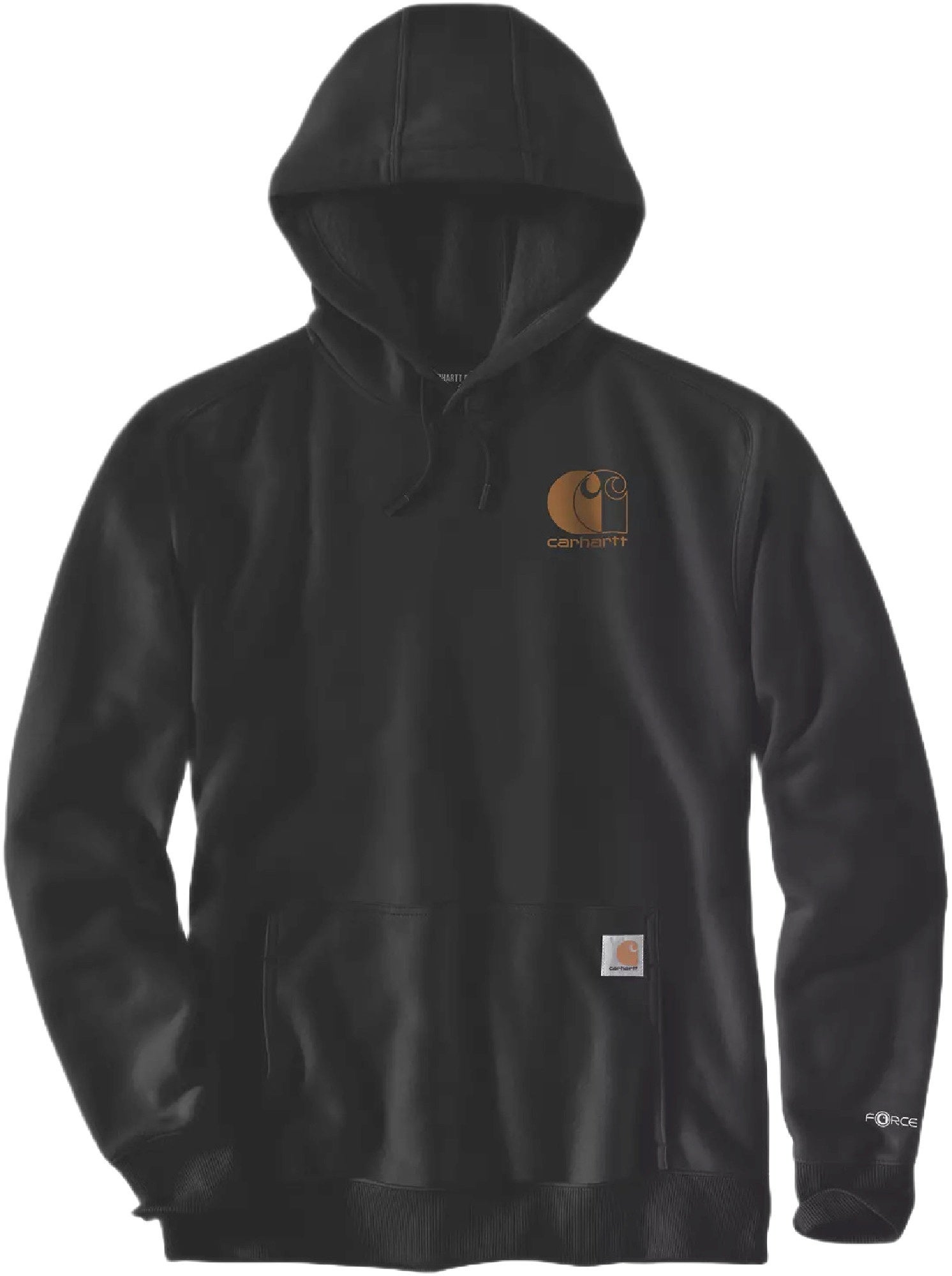 Carhartt Signature Logo Sweat à capuche coupe décontractée noir XL Figure 1