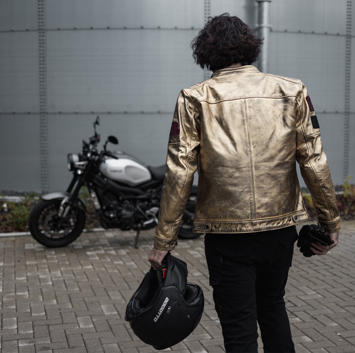 HolyFreedom Zero Lingotto Motorrad Lederjacke S Abbildung 7