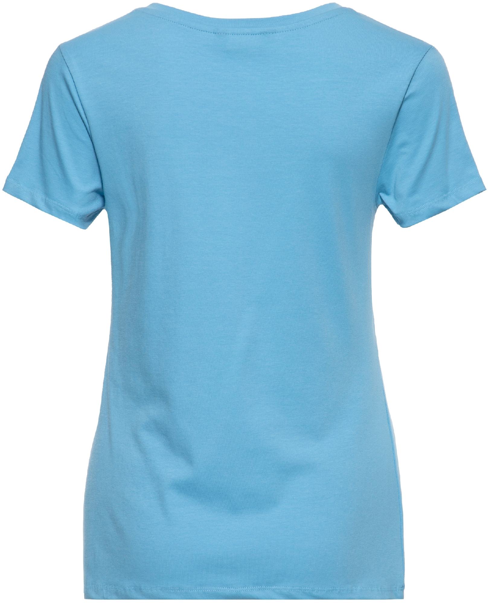 Queen Kerosin Vintage Love T-shirt das senhoras azul XL Figura 2