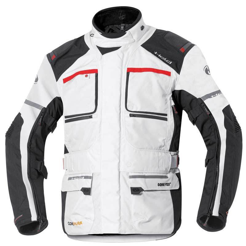 Held Carese II ladies and men motorcycle textile jacket grey/black XXL Figure 1