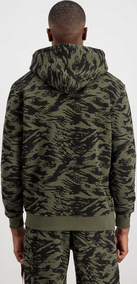 Alpha Industries Basic Camo Capuche Vert olive/noir M Figure 2
