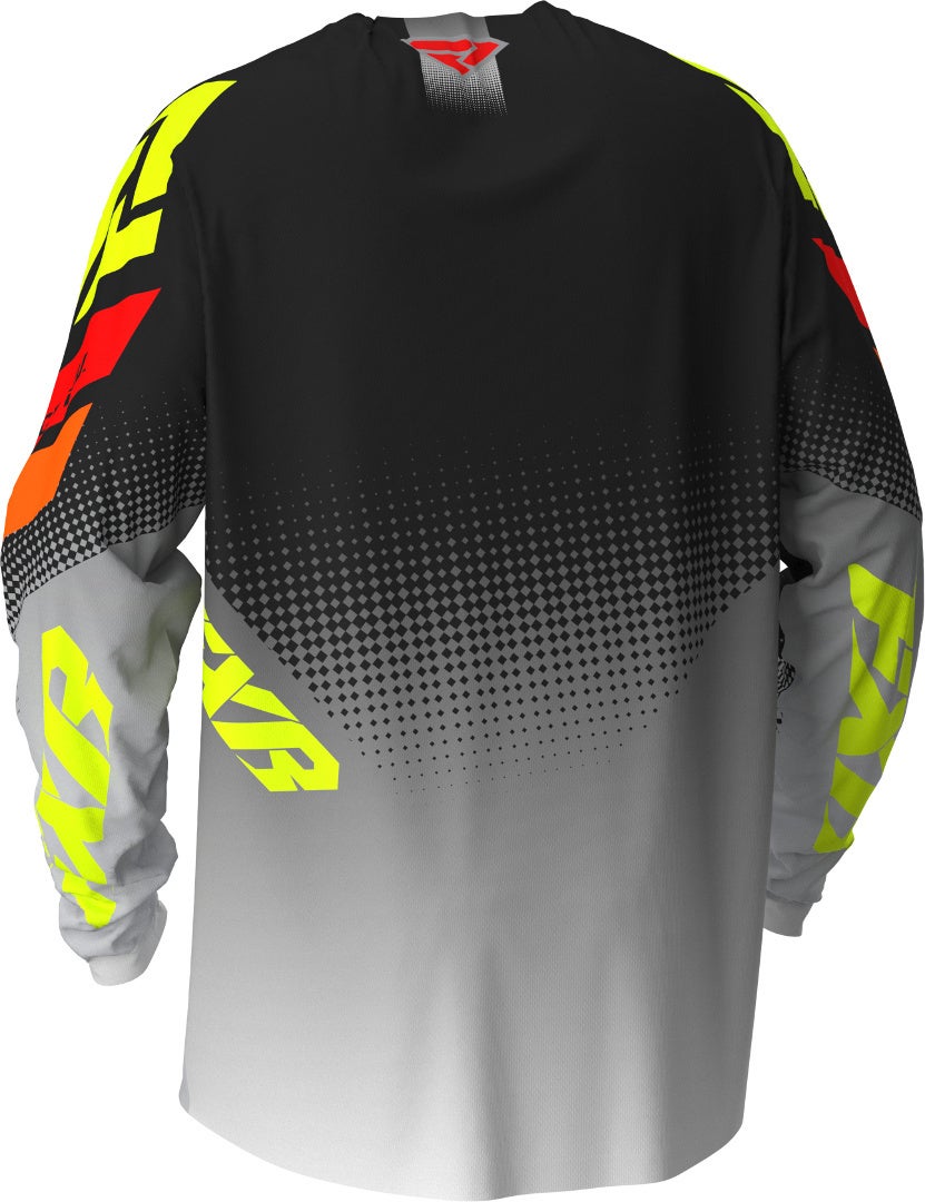 FXR Clutch Unge motocross Jersey sort/grå/gul M Figur 2