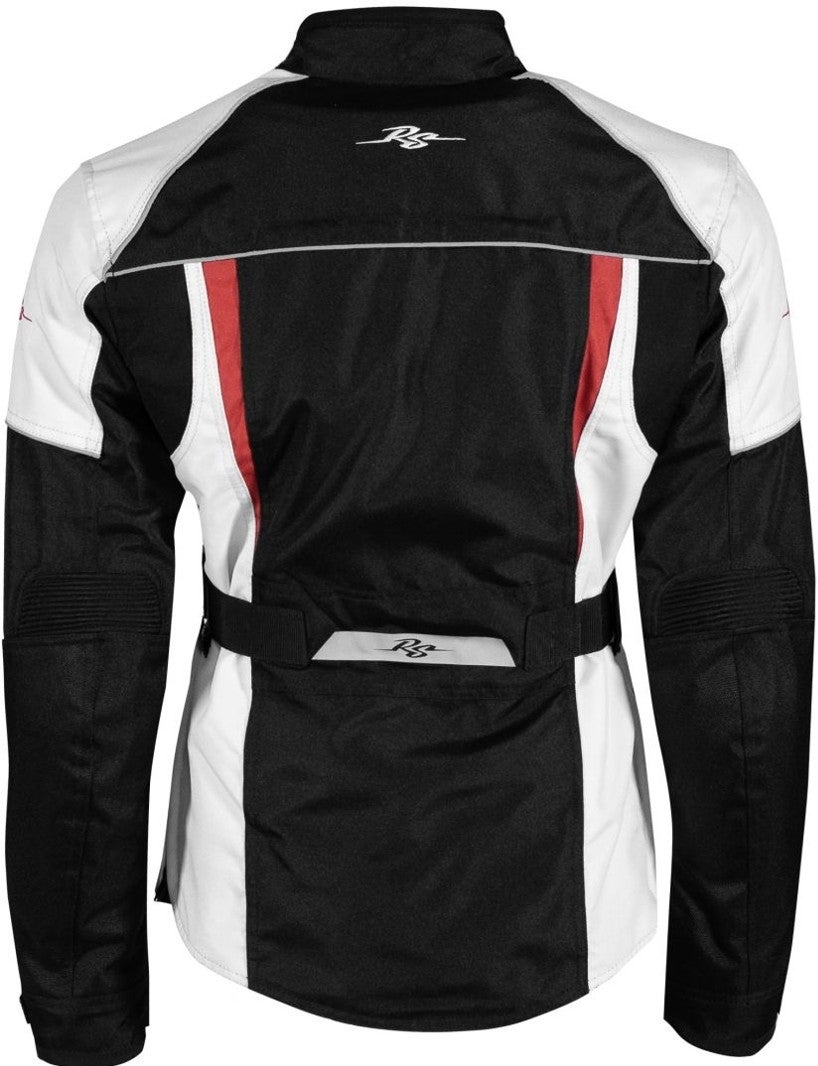 Rusty Stitches Jenny Veste textile de moto de dames Noir/Blanc/Rouge 40 Figure 2