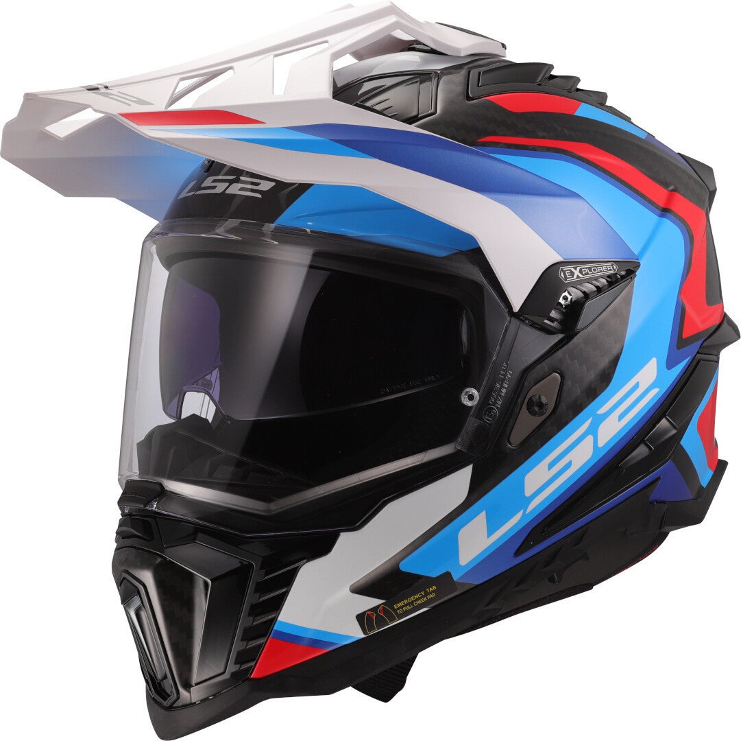 LS2 MX701 Explorer Carbon Frontier II Motocross Helmet-image-556015721