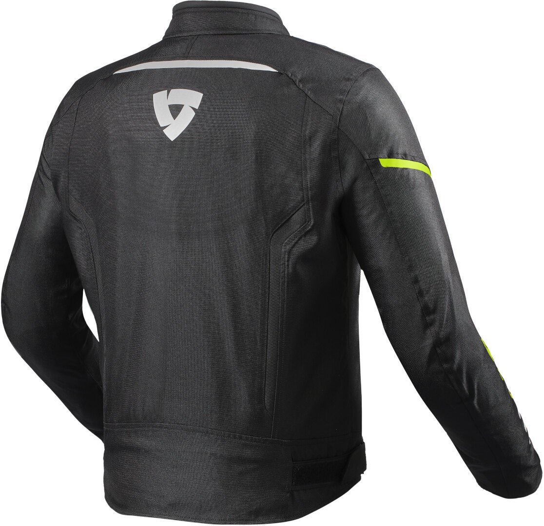 Revit Sprint H20 Motorcycle Textile Jacket black/neon-yellow M Figure 2