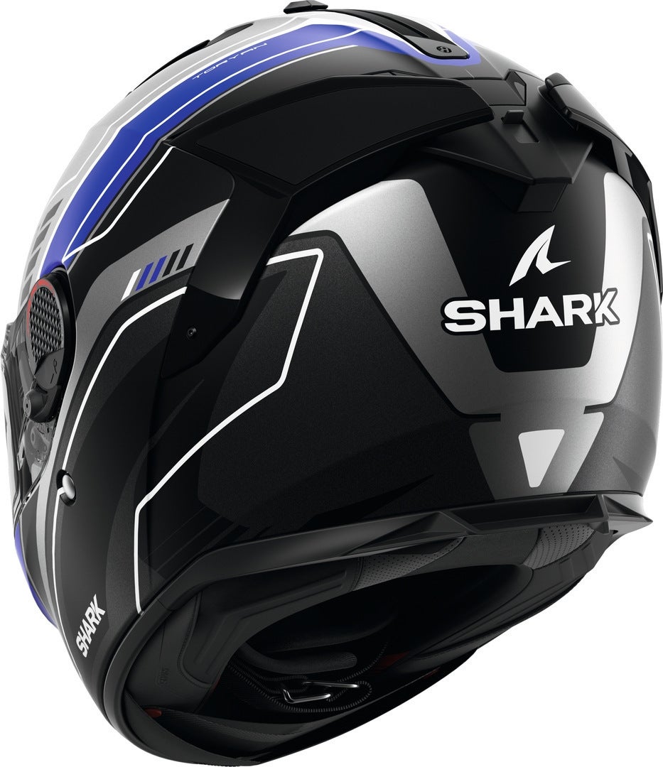 Shark Spartan GT Pro Toryan Hjelm sort mat/grå/blå S (55/56) Figur 3