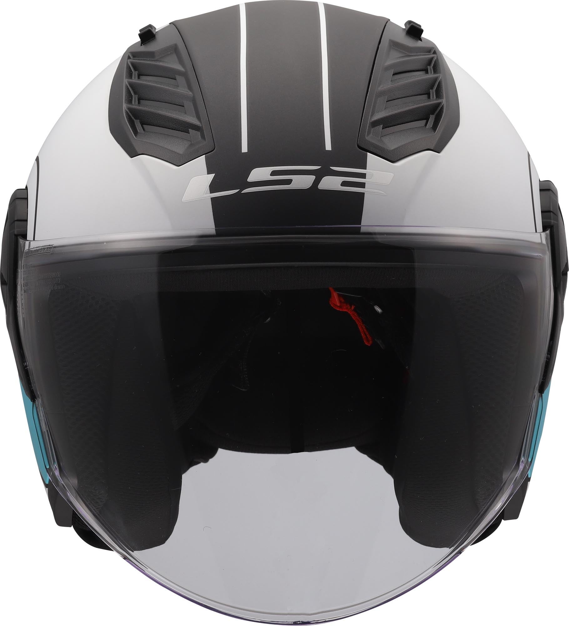 LS2 OF616 Airflow II Cover Jethelm grau/blau XXL (63/64) Abbildung 8