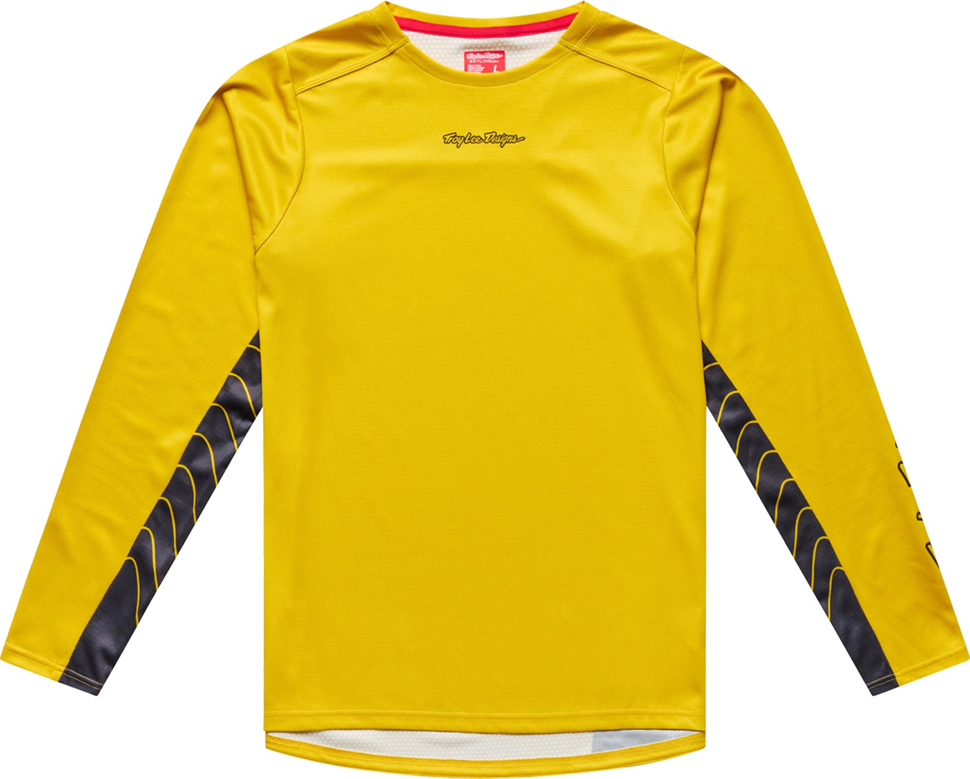 Troy Lee Designs Skyline Chill Switchback Bicycle Jersey yellow L Figure 1