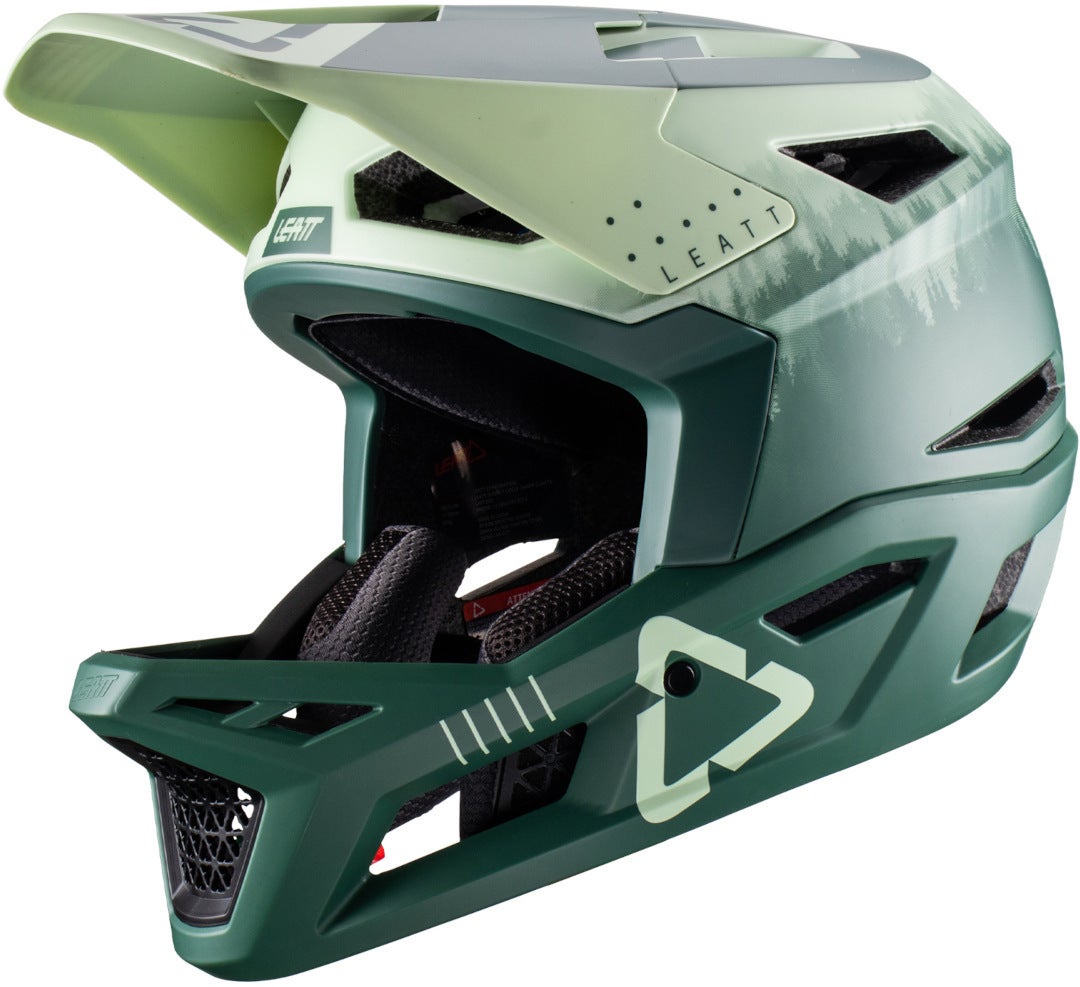 Leatt MTB Gravity 4.0 Green Downhill-Helm S (55/56) Abbildung 1