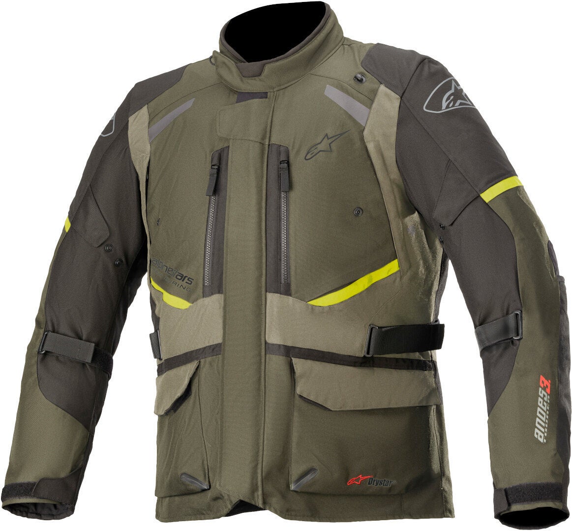Alpinestars Andes V3 Drystar Motorcycle Textile Jacket dark green/black M Figure 1