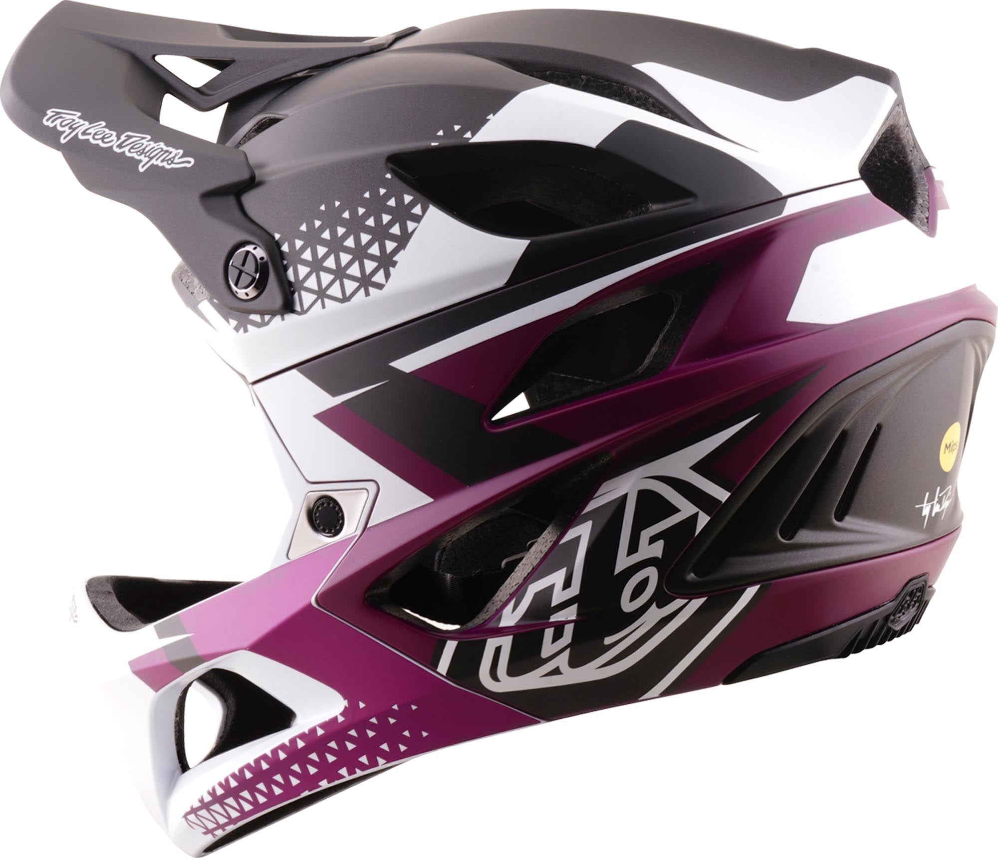 Troy Lee Designs Stage 2 MIPS Amper Enduro MTB-hjelm sort/hvid/fuchsia XL-XXL (60/63) Figur 6