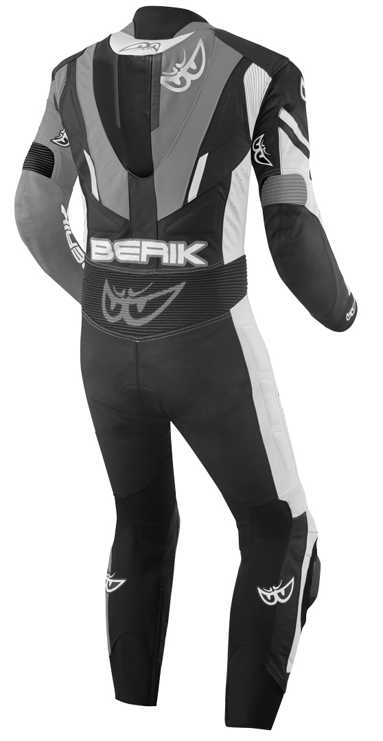 Berik Metric Evo Et stykke motorcykel læderdragt sort/hvid/grå 48 Figur 2
