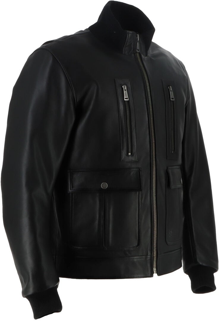 Helstons Downtown Motorrad Lederjacke schwarz XL Abbildung 3