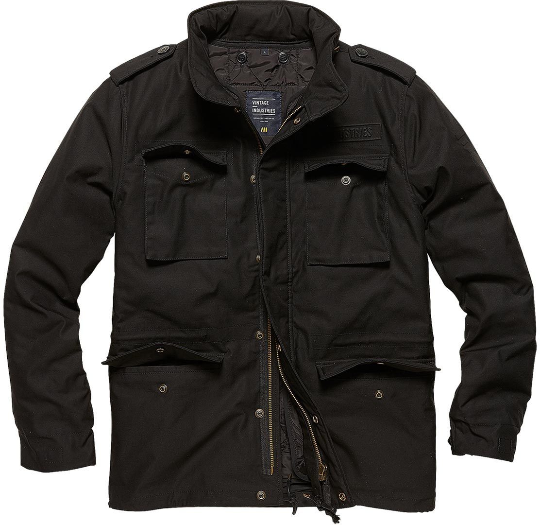 Vintage Industries Capper parka Jachetă negru M Figura 1