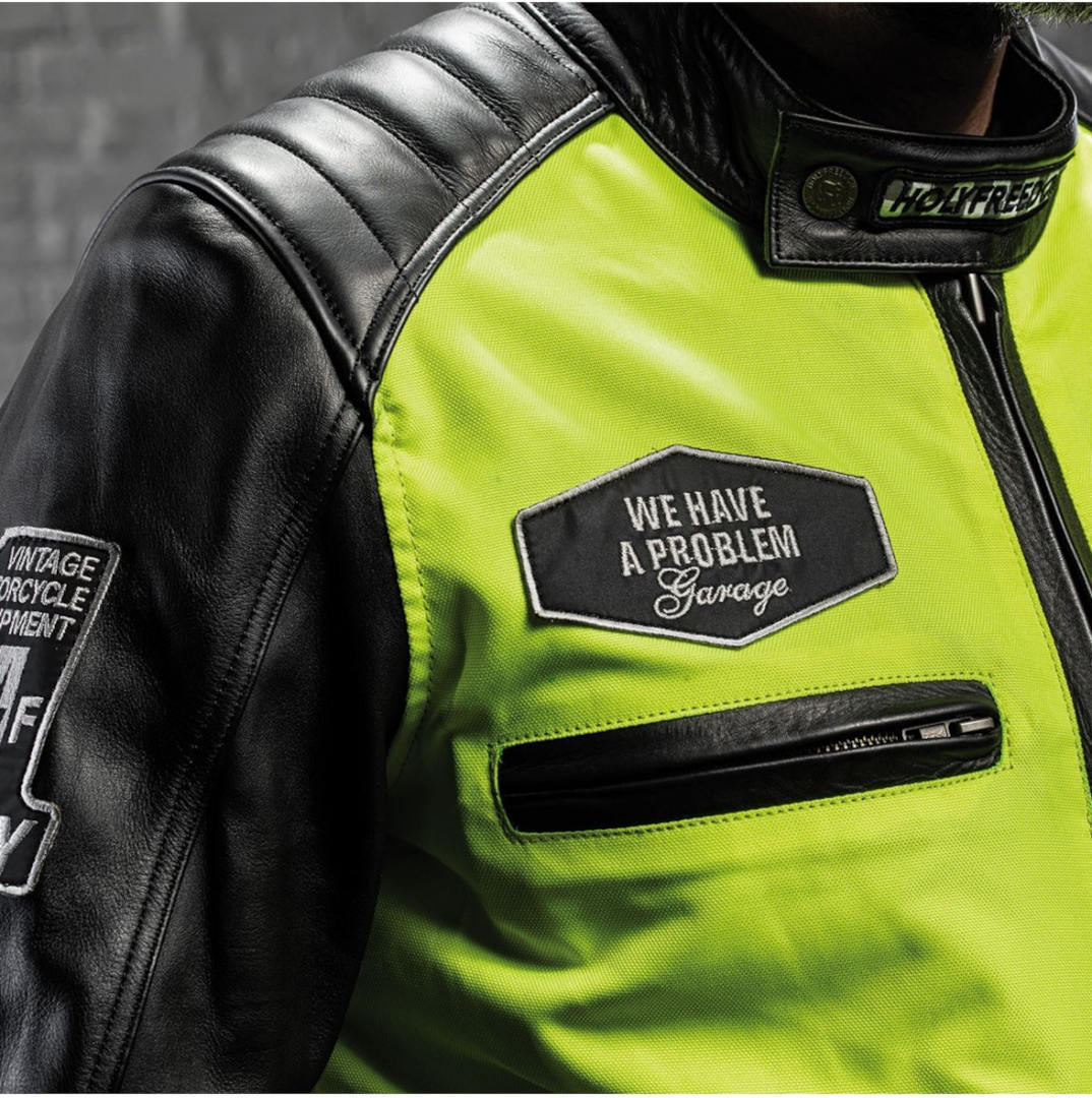 HolyFreedom Zero Vision Motorcycle Leather Jacket L Figure 9
