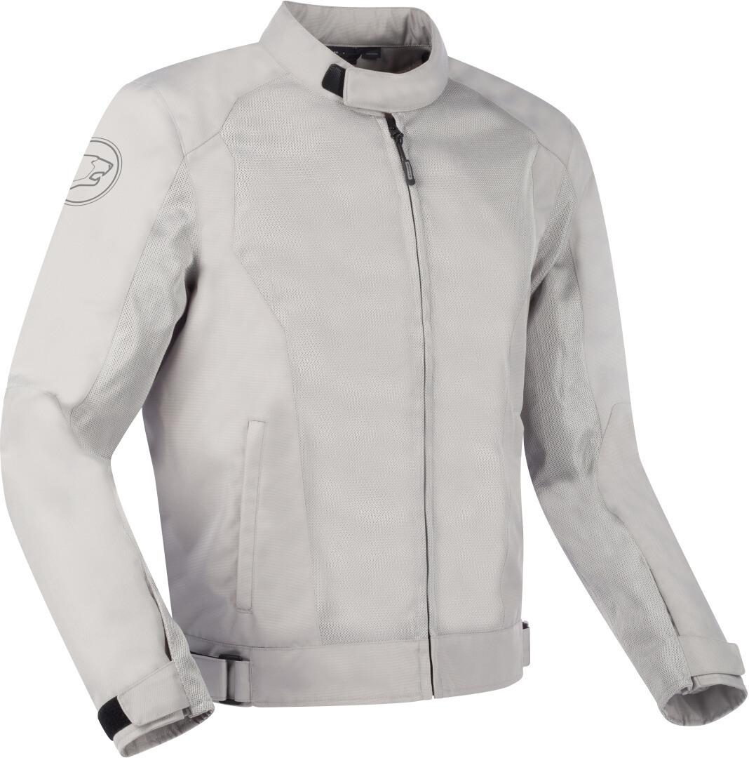Bering Nelson Motorcycle Textile Jacket Silver XL Figure 1