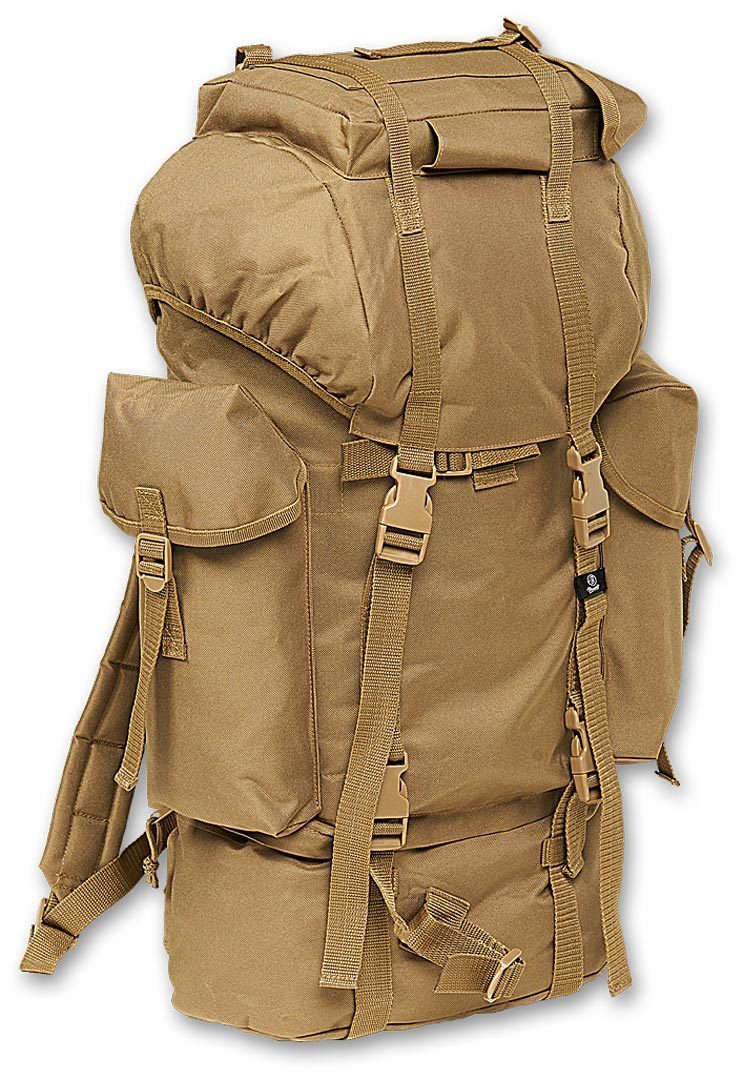 Brandit Nylon Rucsacul bej/maro Figura 1