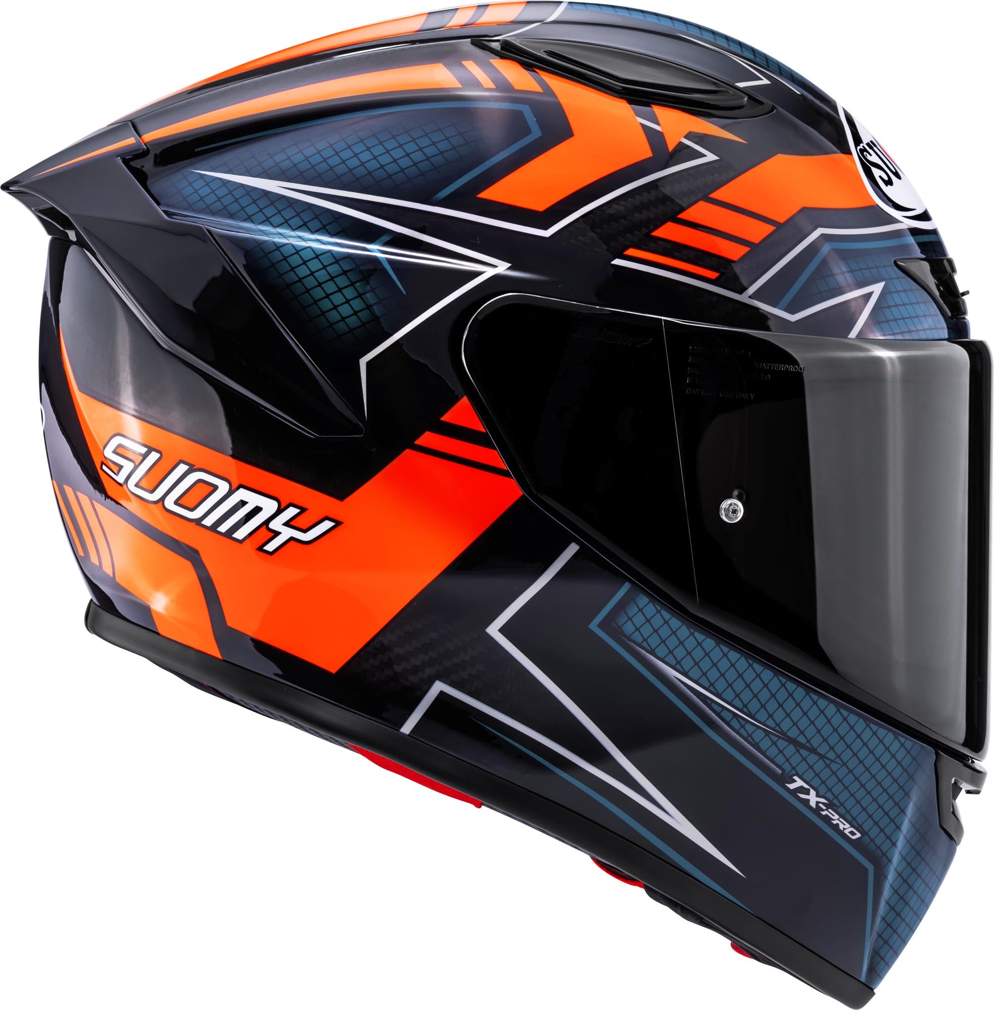 Side view of Suomy TX-Pro Flawless Helmet