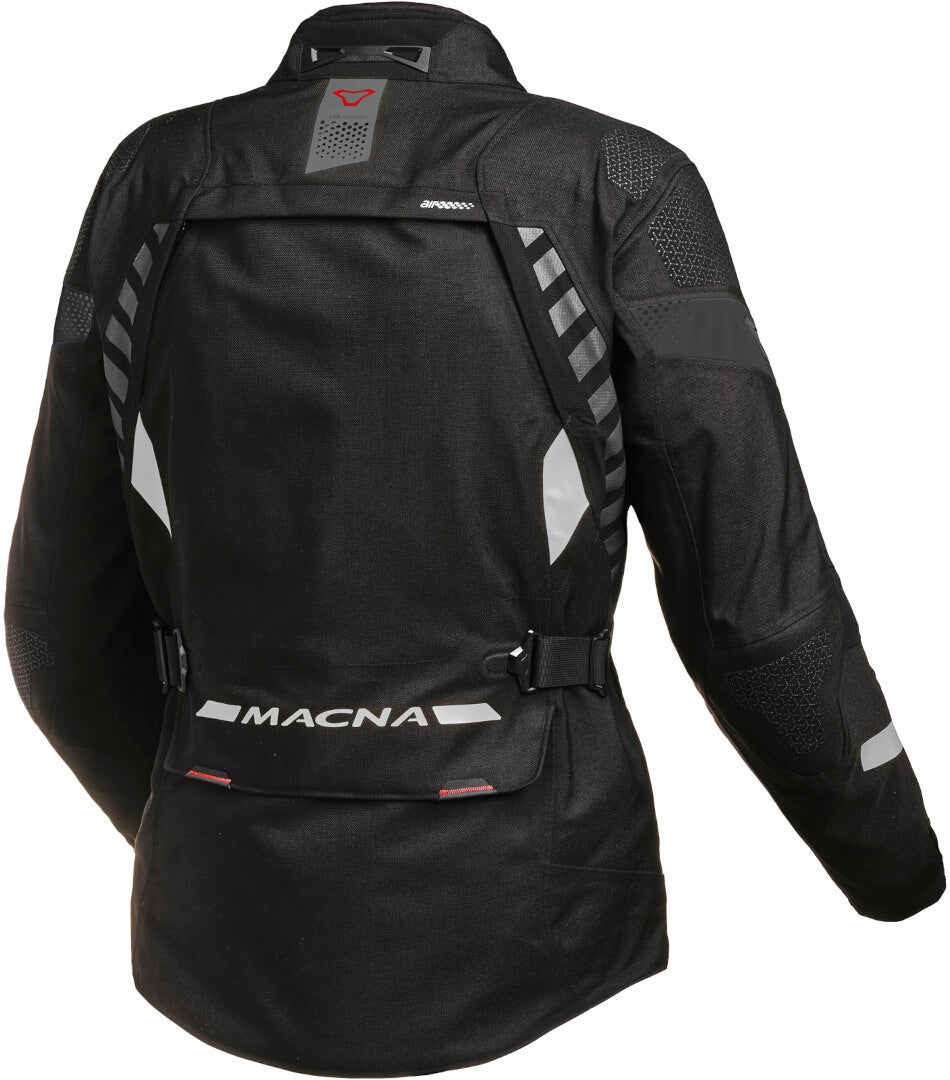 Macna Ultimax waterdichte dames motorfiets textiel jas Zwart XXL Figuur 2