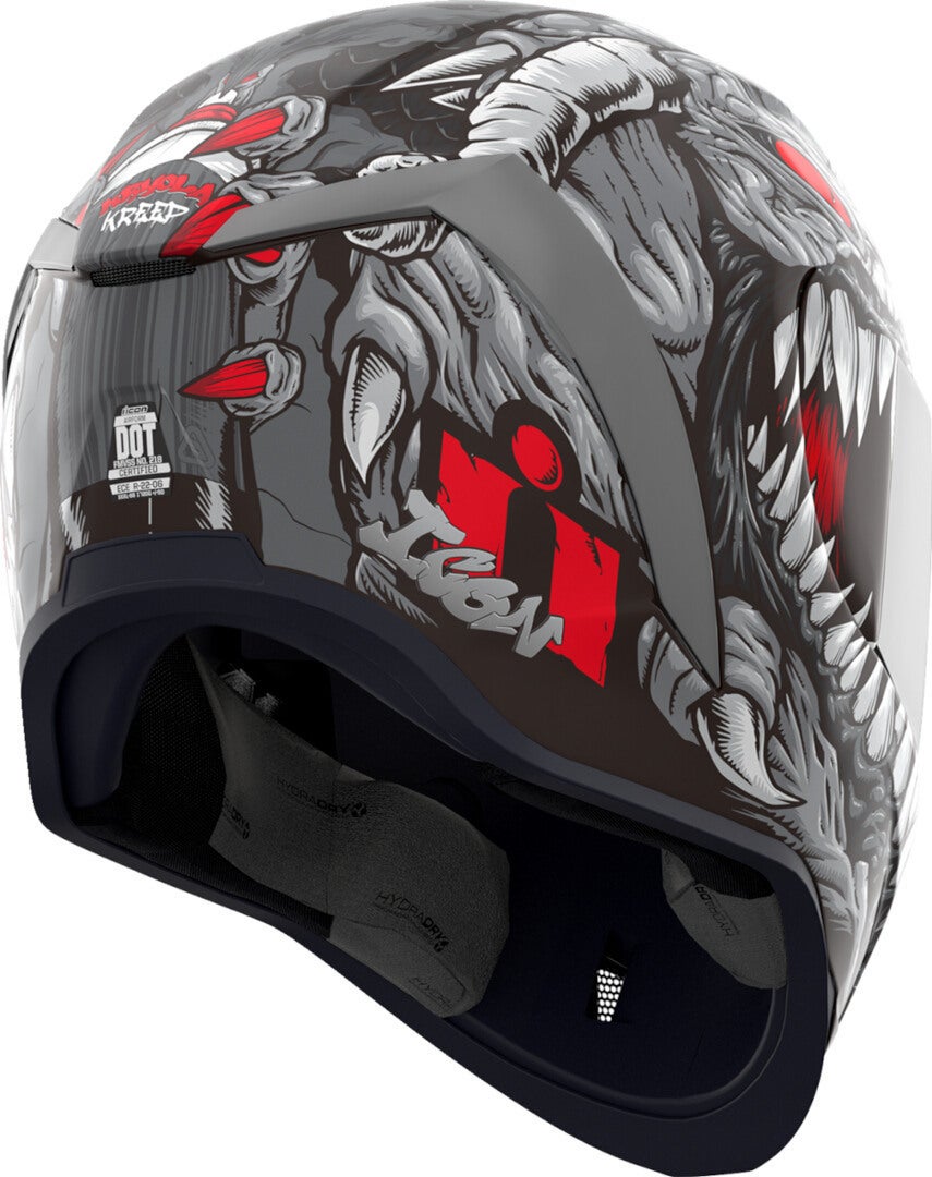 Icon Airform Kryola Kreep MIPS Helm grau/rot S (55/56) Abbildung 4