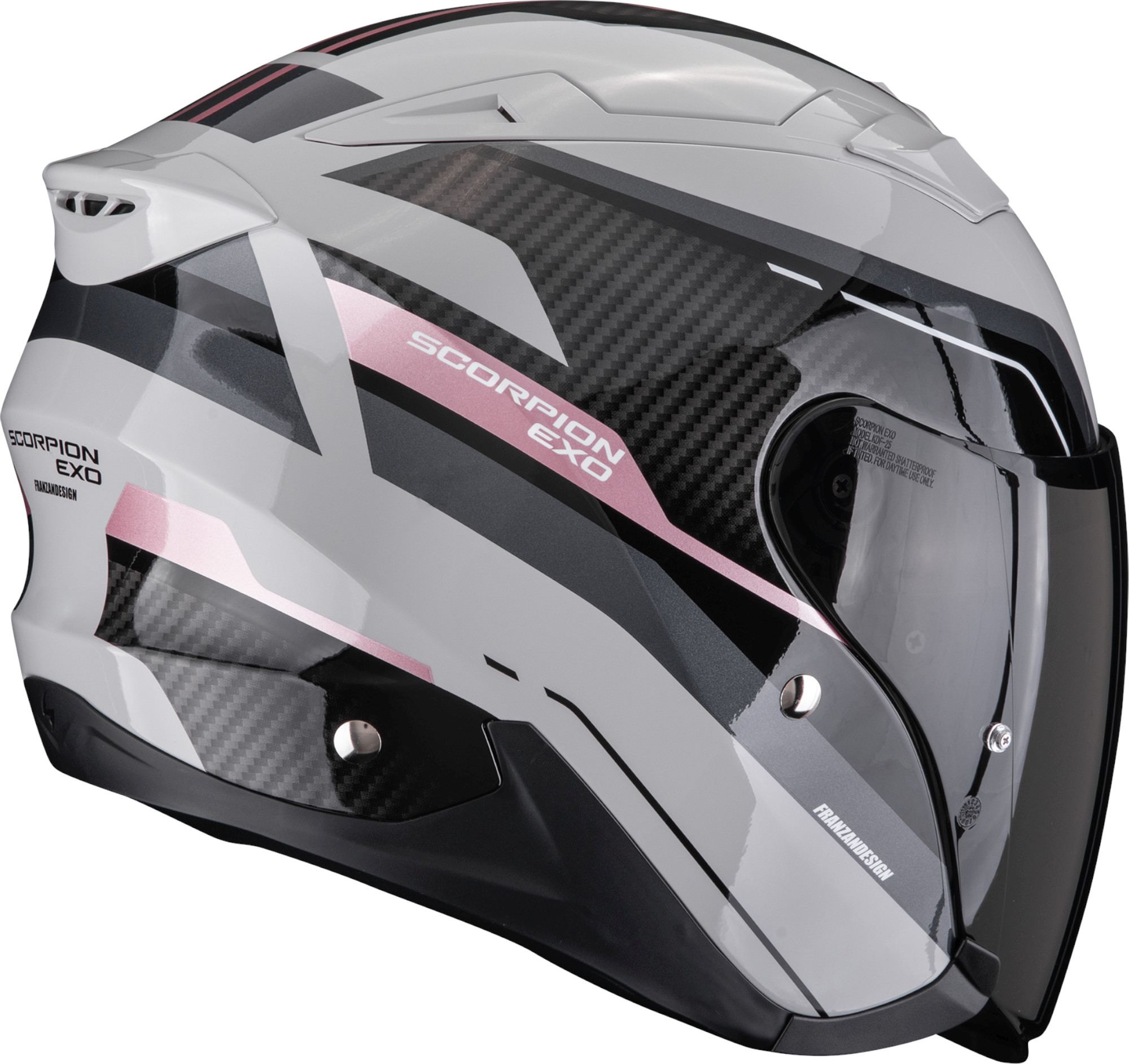 Side view of Scorpion EXO-230 Hipe Open-Face Helmet