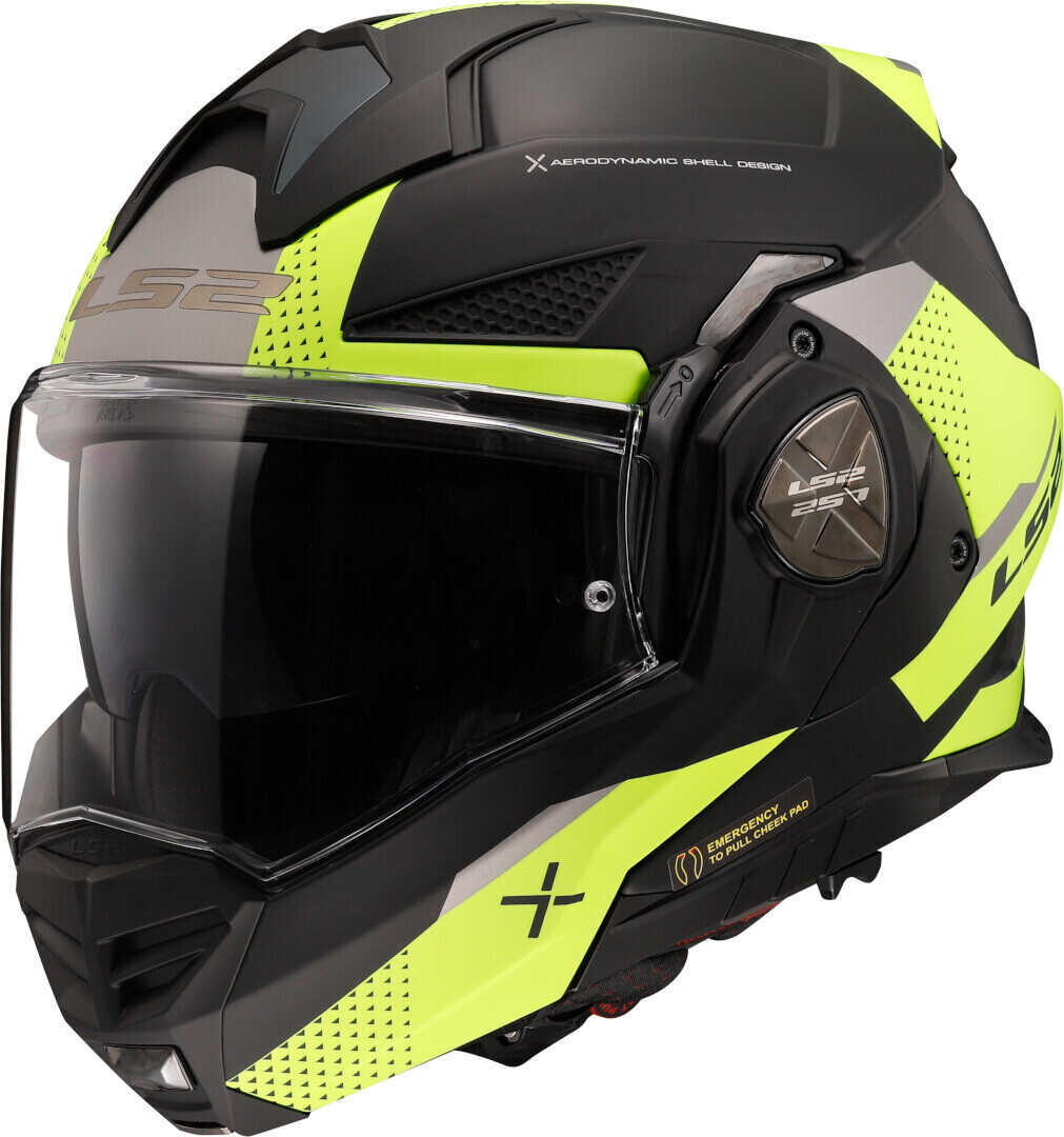 LS2 FF901 Advant X Oblivion Casco nero opaco/neon S (55/56) Figura 1