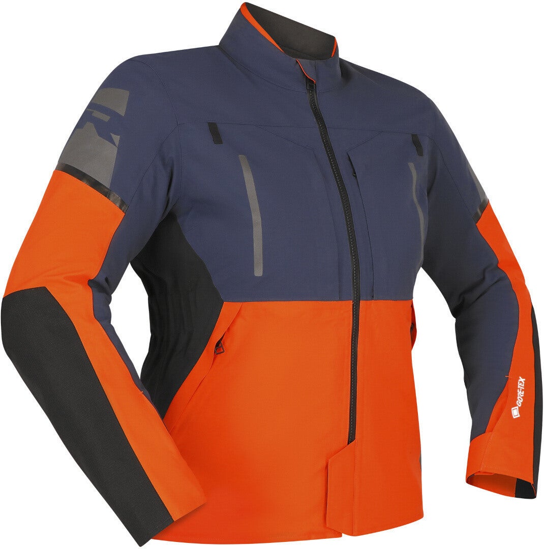 Richa Orion GTX waterproof Ladies Motorcycle Textile Jacket dark blue/orange 3XL Figure 1