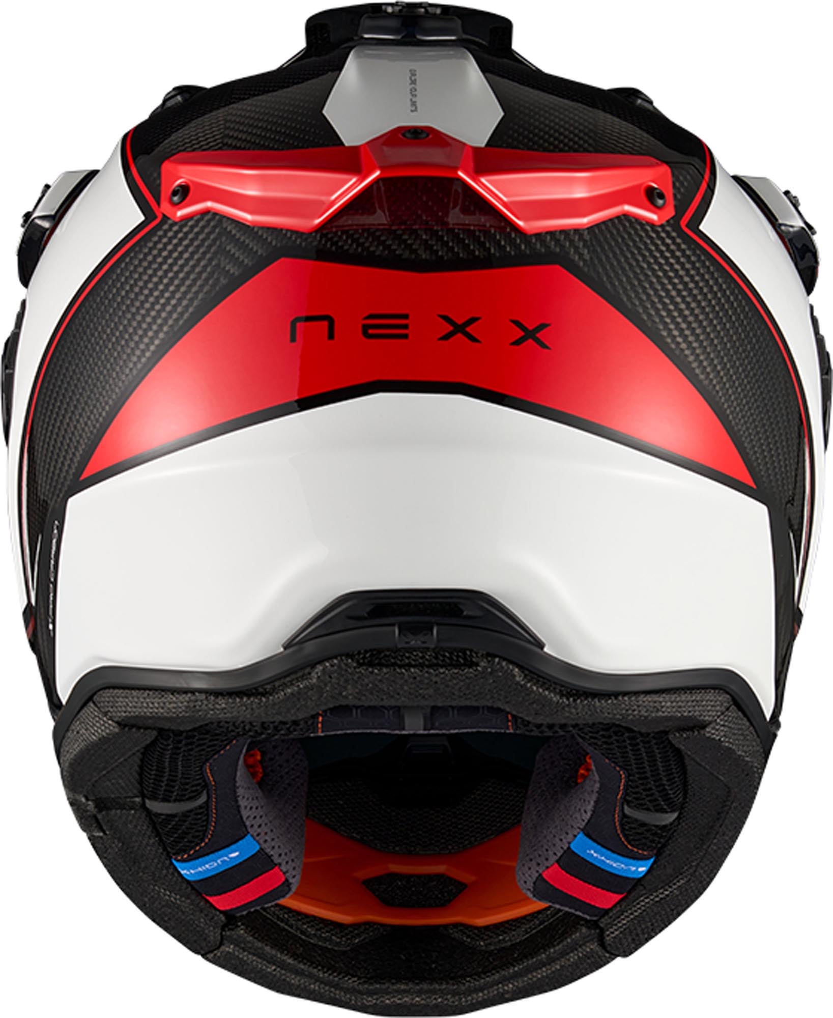 Nexx X.Rally Raid Carbon 耐力头盔 黑/白/红 XXS（51/52） 图5