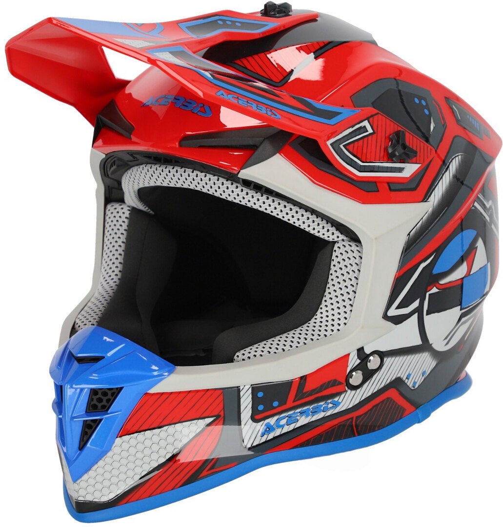 Acerbis Linear Graphic 2024 Motocross Helmet red/blue XL (61/62) Figure 1